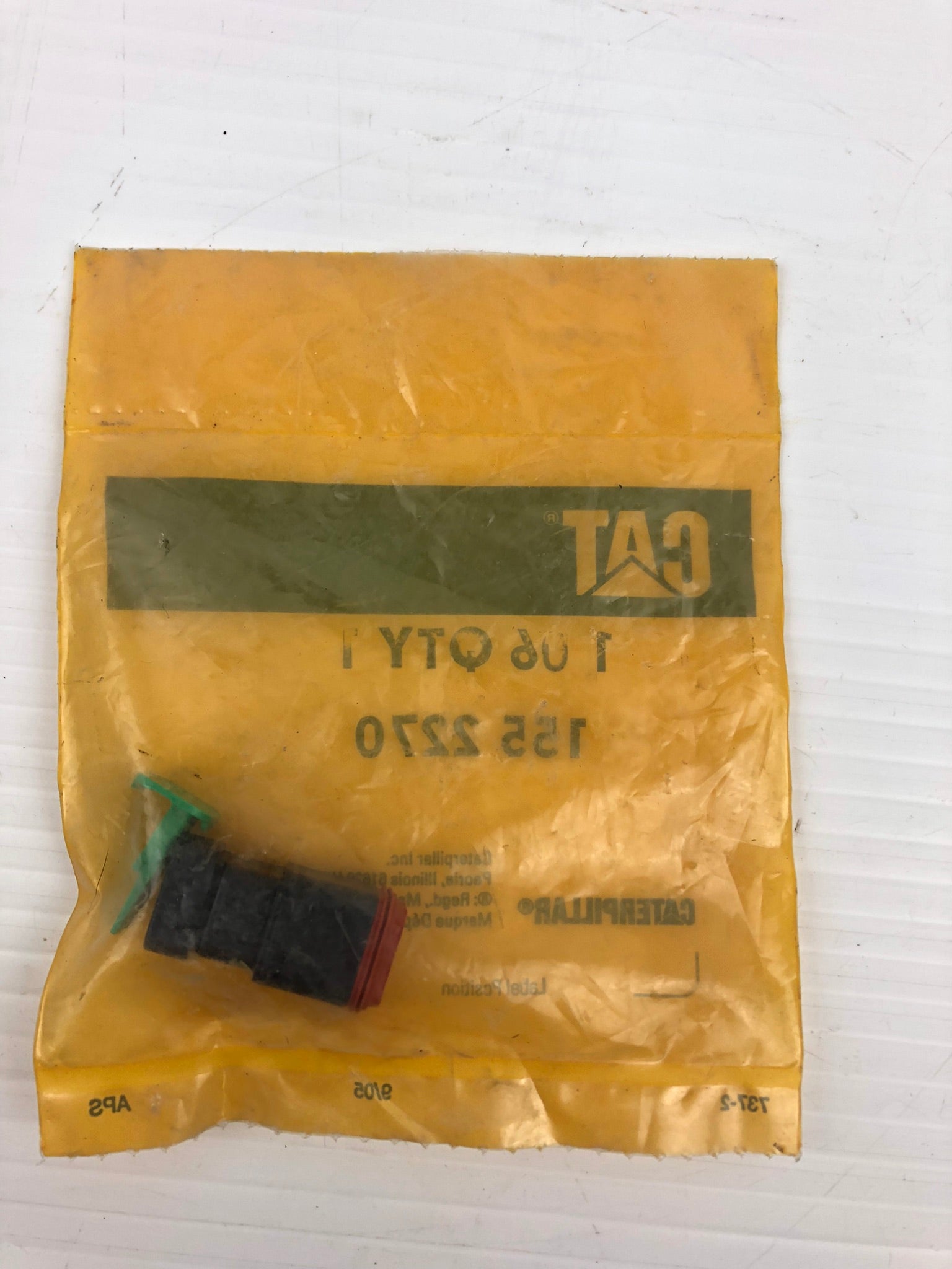 CAT 155-2270 Plug Connector Caterpillar 1552270 3412 SR4 SR4B SR4BHV SR5 SR500