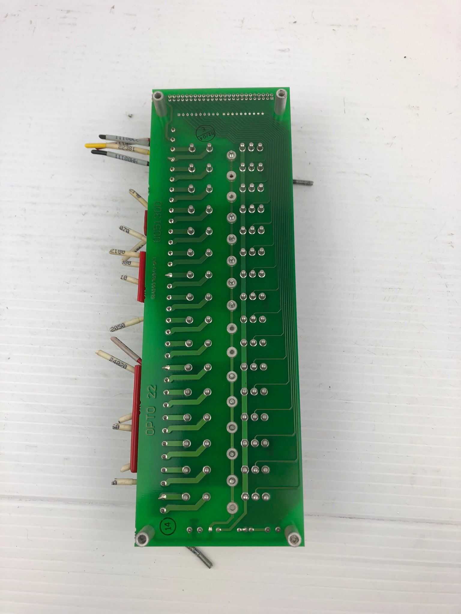 OPTO 22 Channel I/O Mounting Rack Control Board with 11 G4 OPC24 Output Modules