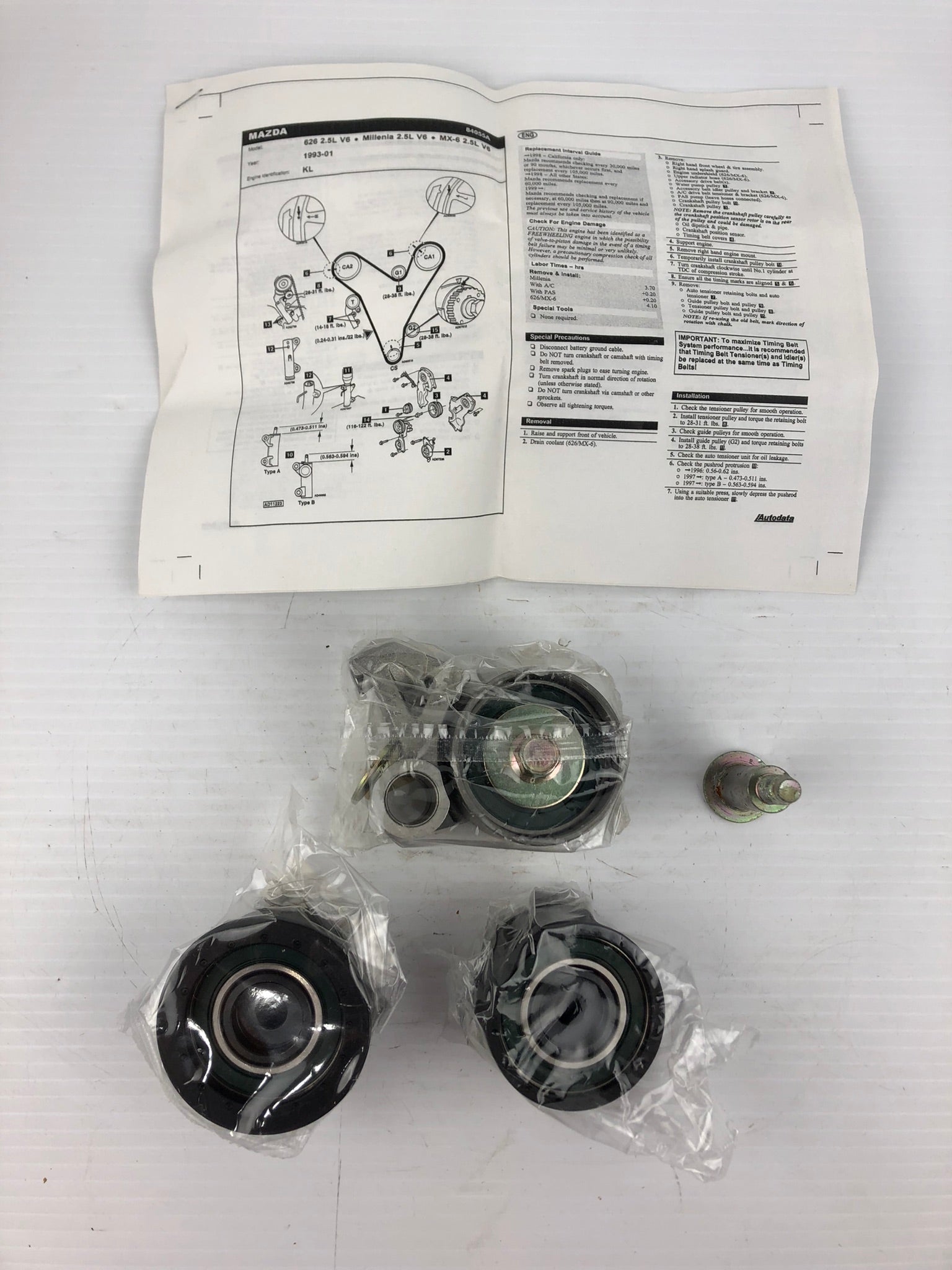 Dayco 84055 Engine Timing Belt Component Kit 85292 85325 85326