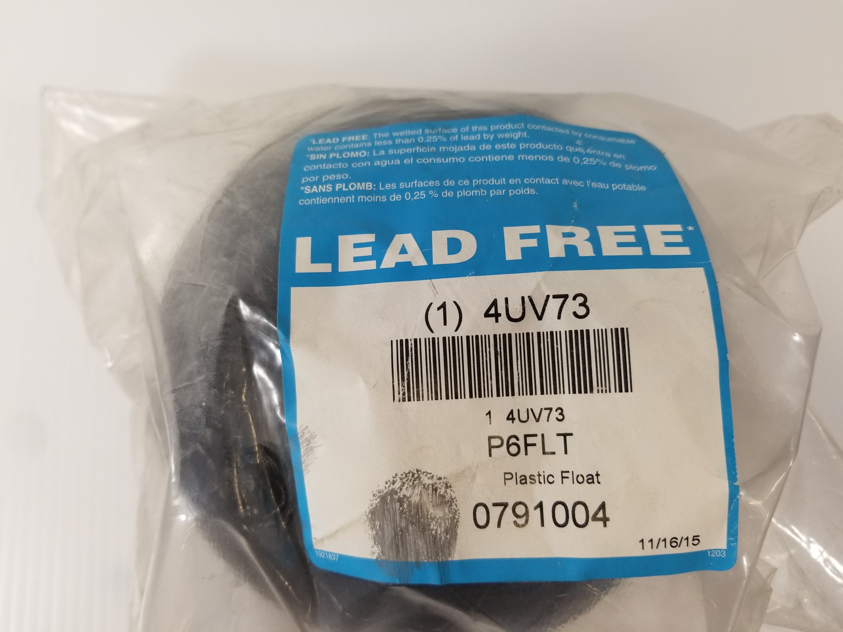 Watts 4UV73 Round Plastic Float Ball