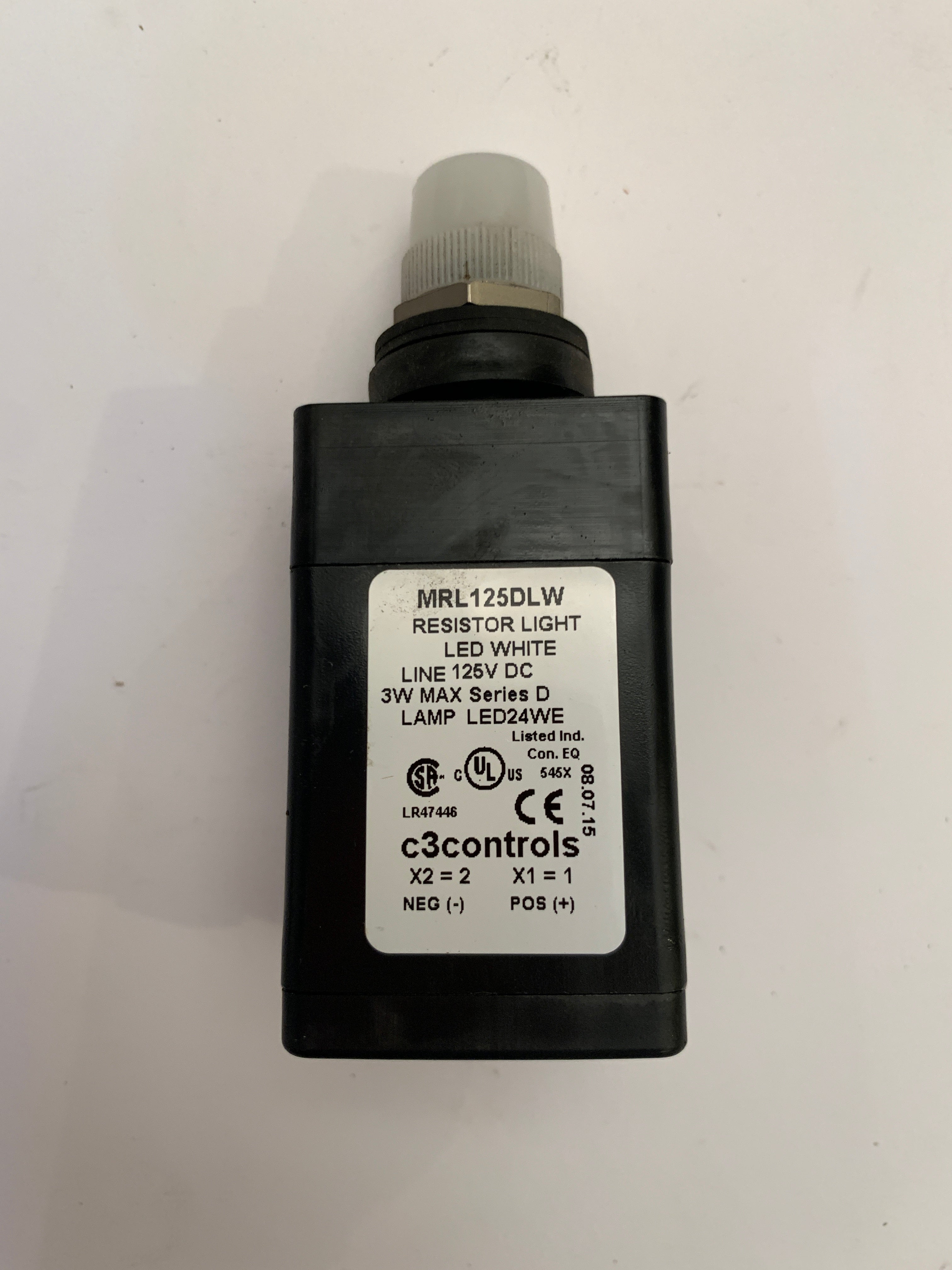 C3Controls MRL125DLW Resistor Light LED White