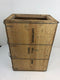Wooden Military Ammo Crate Box - 17"x11-1/2"x8" ( Open on one end )