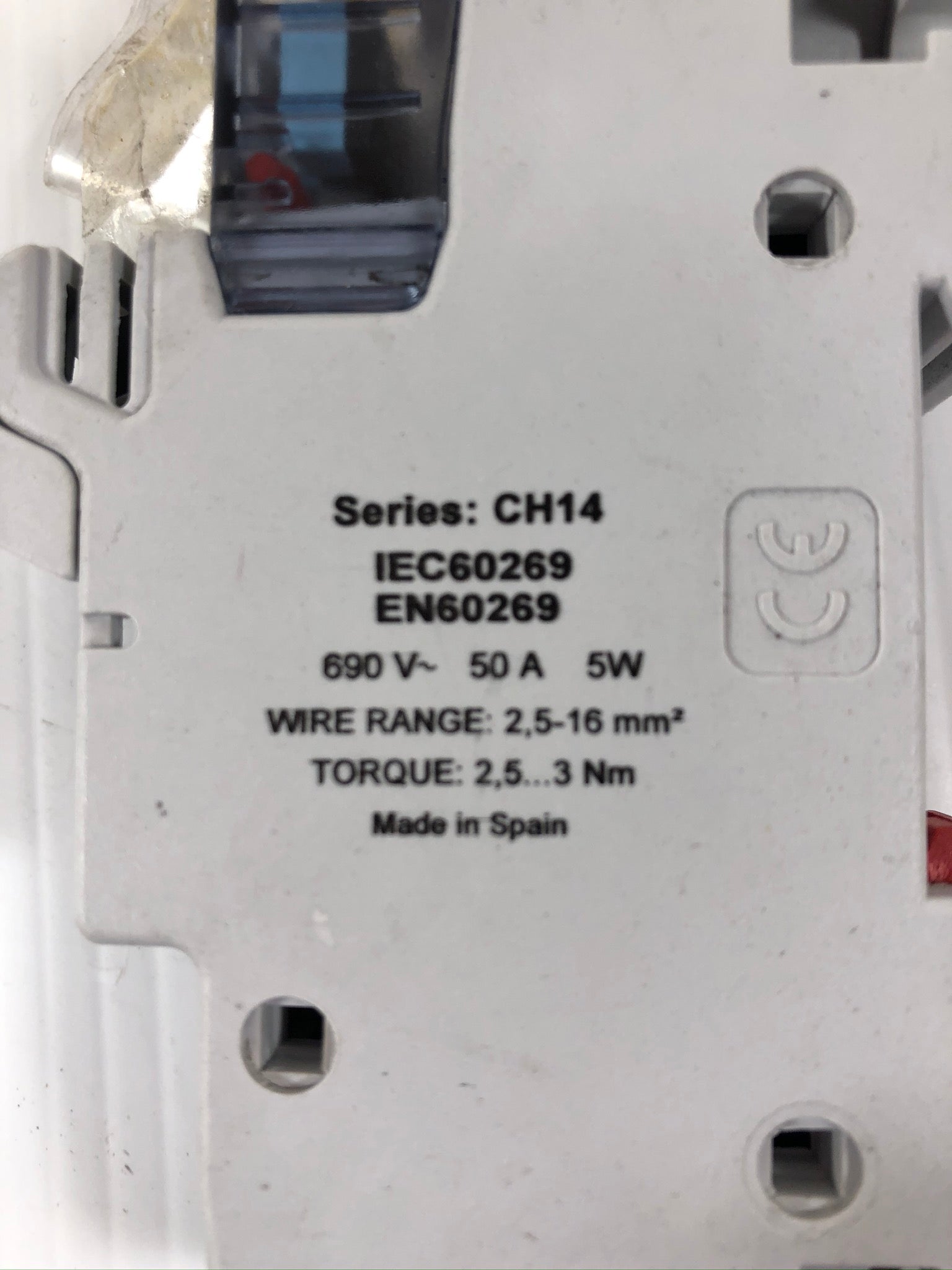 Bussmann CH141DMS Fuse Holder 14x51