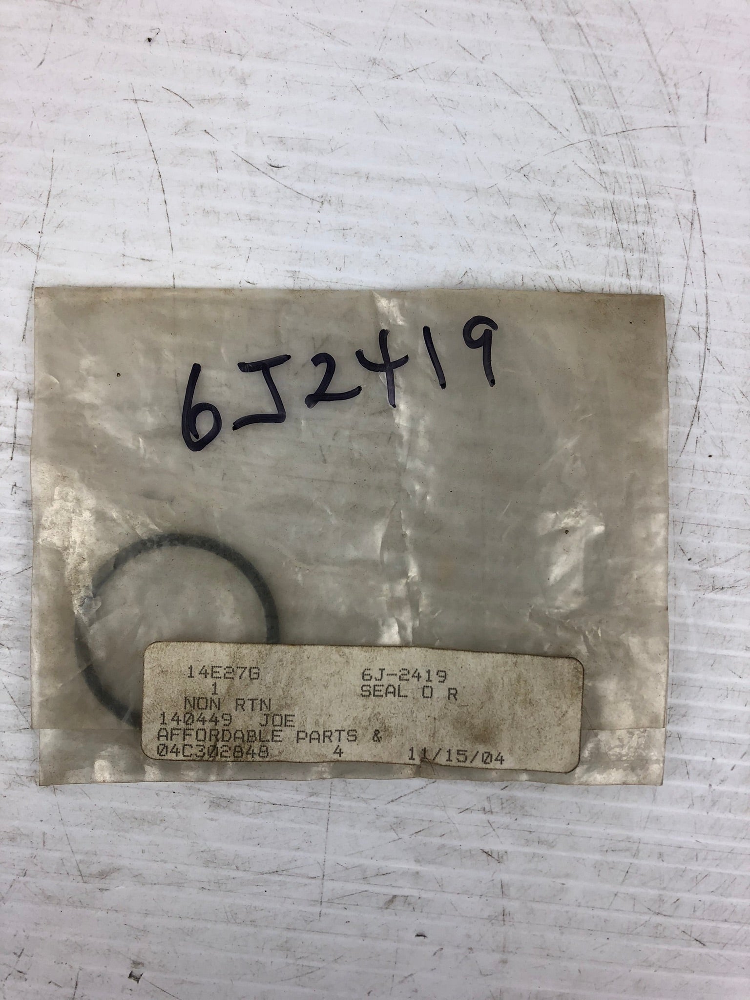 CAT 6J-2419 Seal-O-Ring Caterpillar 6J2419 CX31-C9I CX31-P600 CX48 CX48-P2300