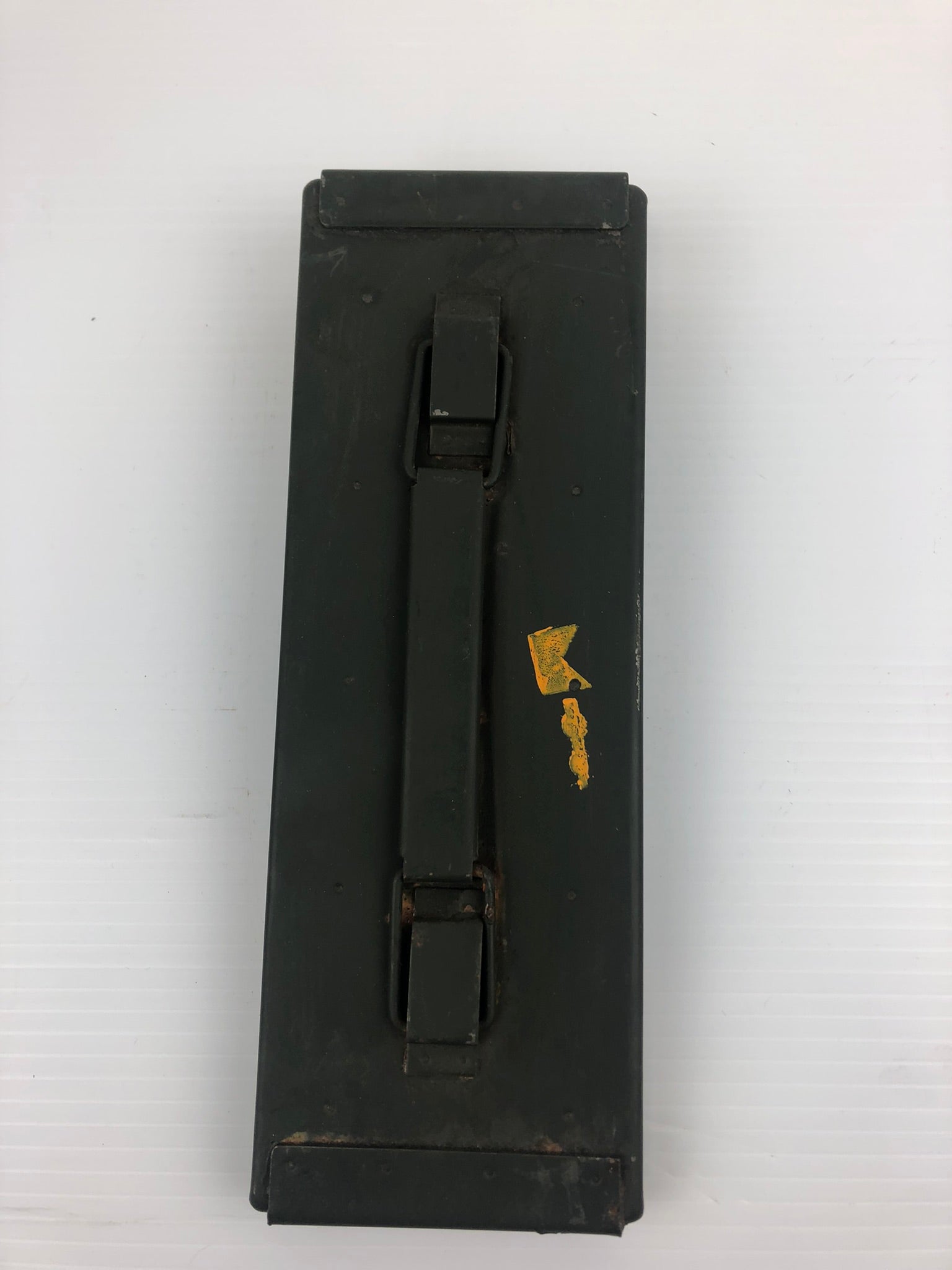 Green Metal Military Ammo Can/Box Lid 11" Long x 4" Wide (LID ONLY)