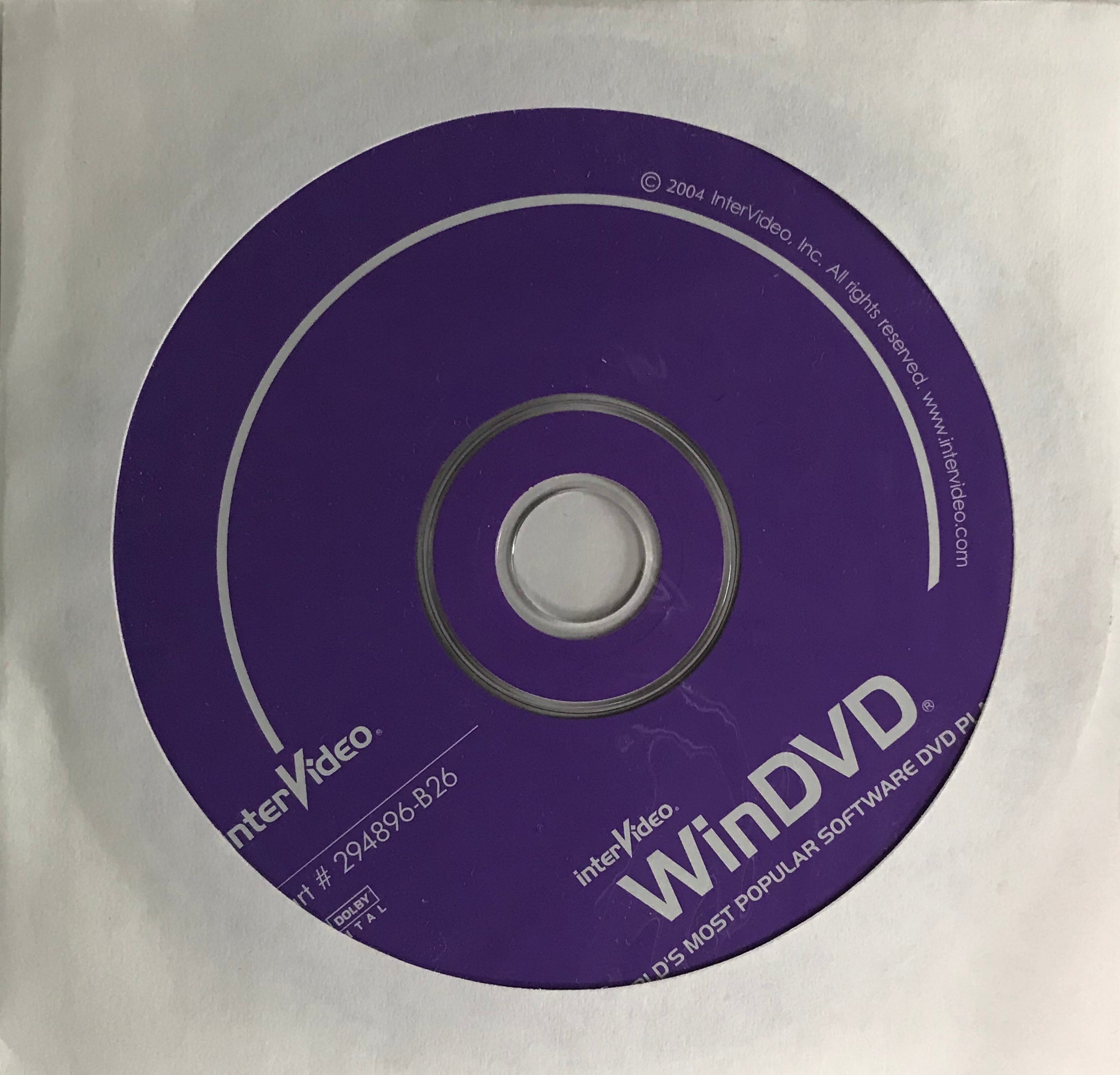 InterVideo WinDVD 294896-B26 DVD