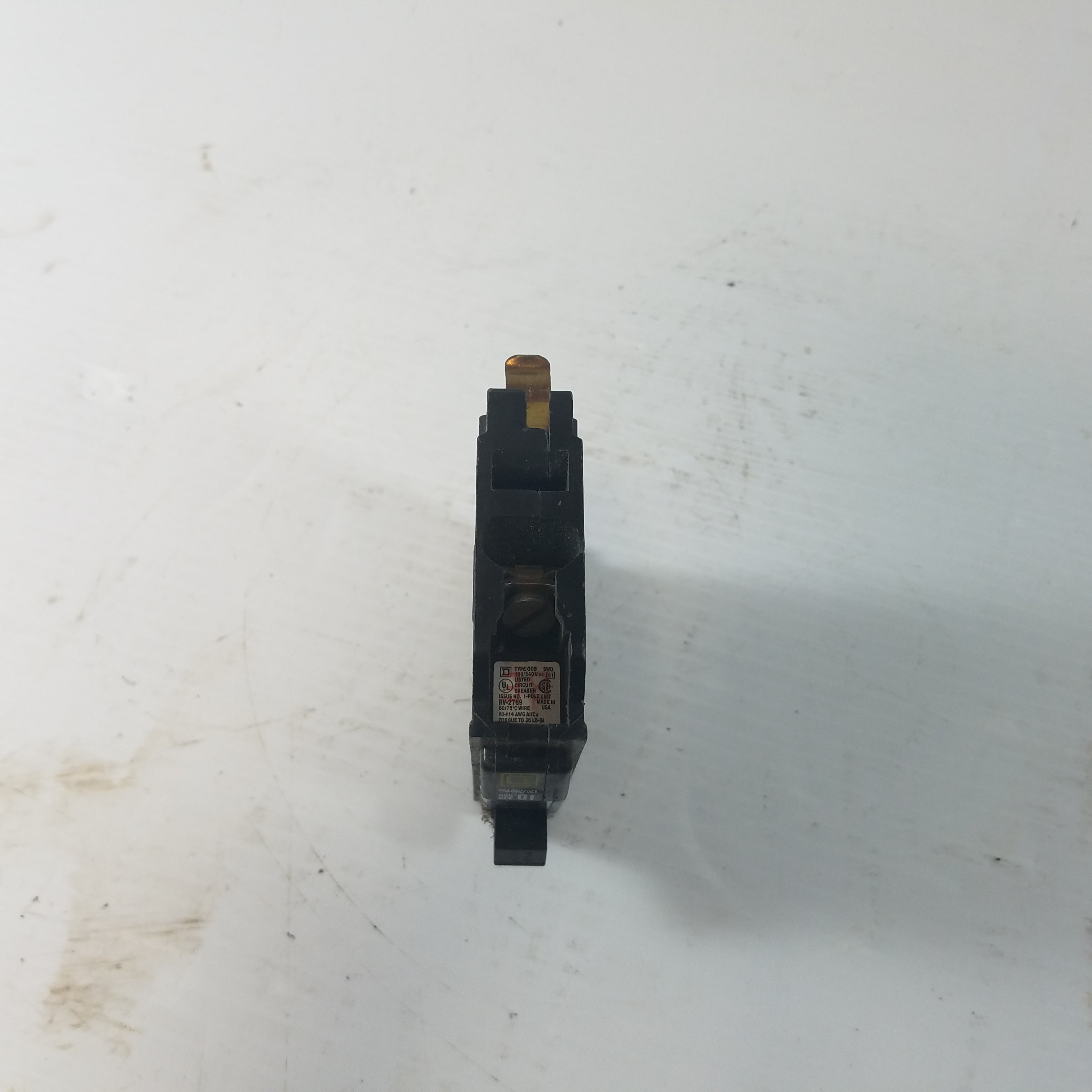 Square D QOB SWD 1 Pole 20A Circuit Breaker RV-2769