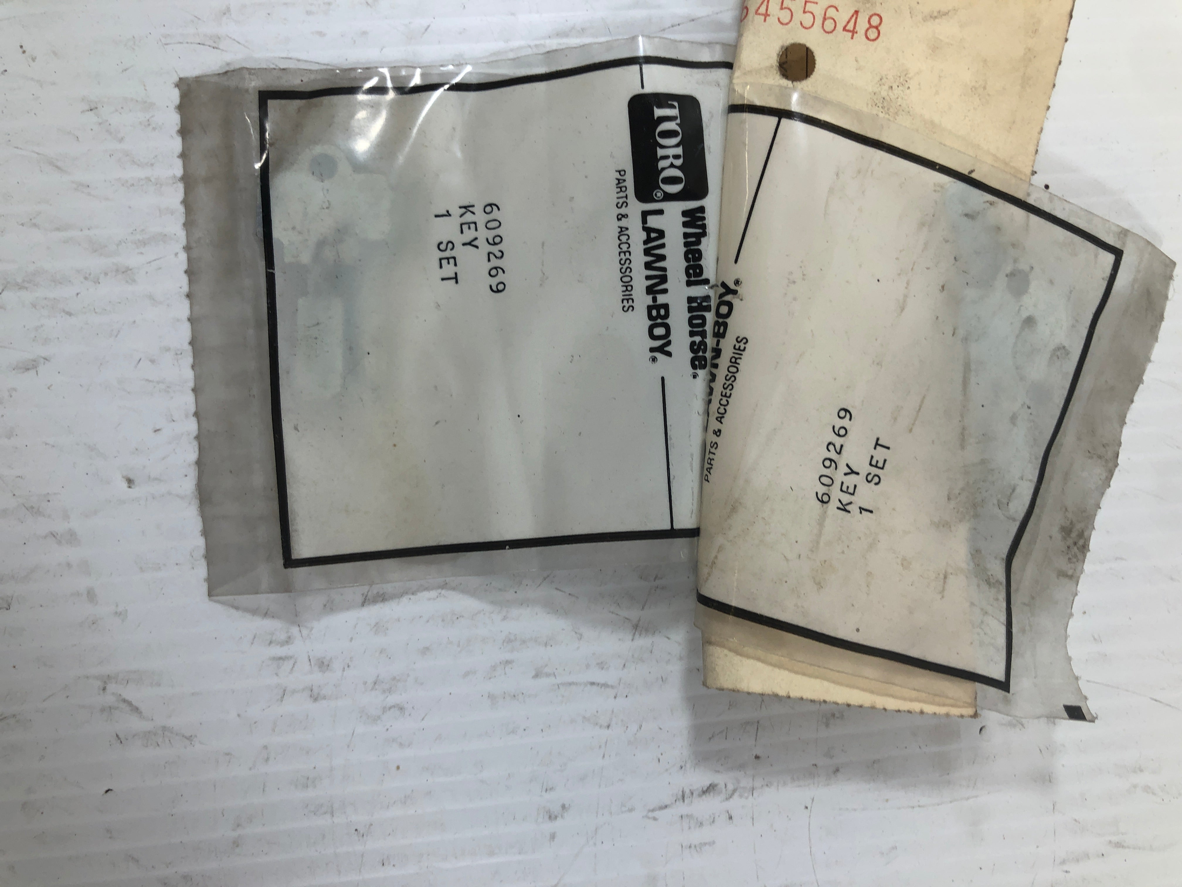 Toro Wheel Horse Lawn-Boy Key 609269 Lot of 2 Sets