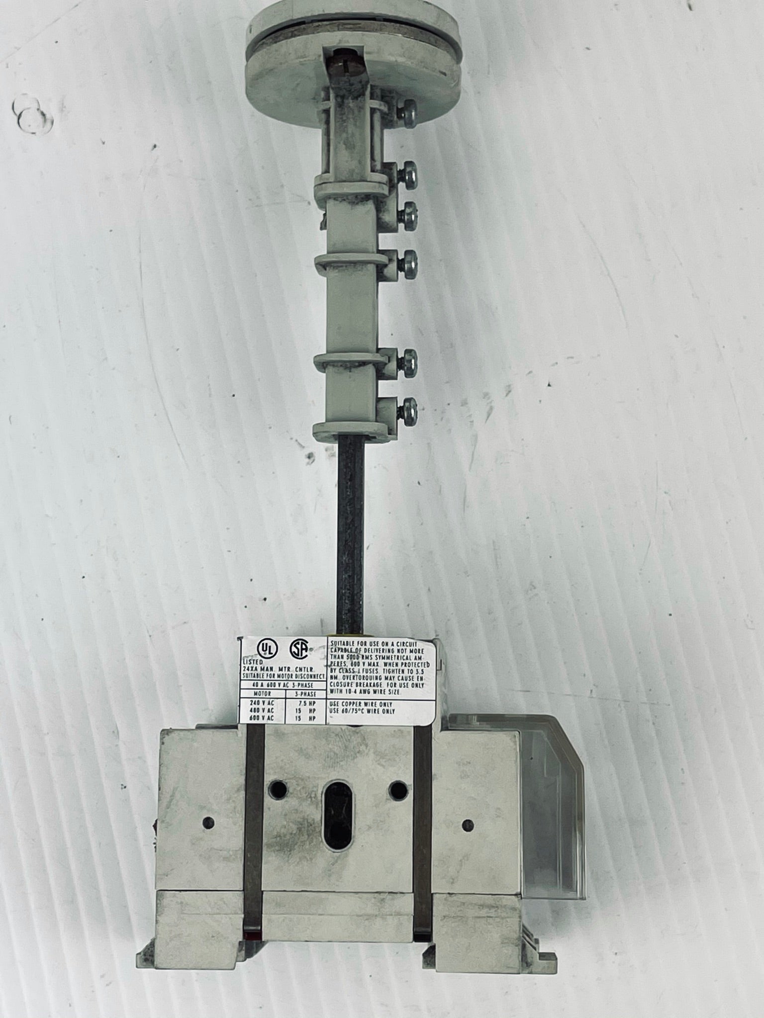 Elektra Tailfingin Motor Disconnect 32990128 E D2-3BE 3SD8-RG IEC 60947-3