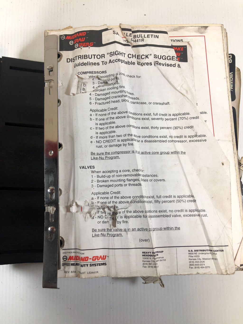 MidlandGrau Heavy Duty Systems Master Catalog 1990's Illustrated