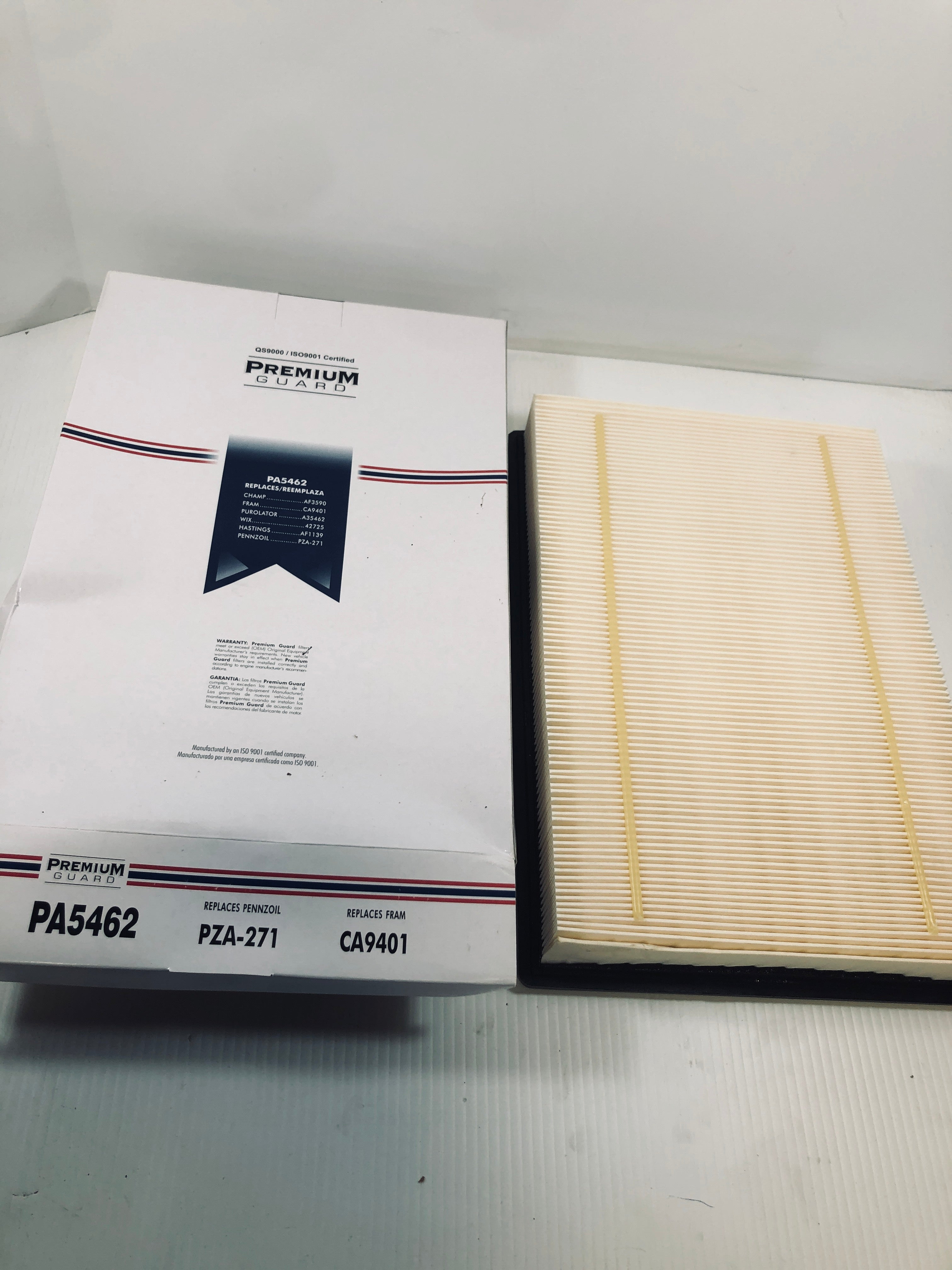 Premium Guard Filter PA5462 replaces Penzoil PZA-271 replaces Fram CA9401
