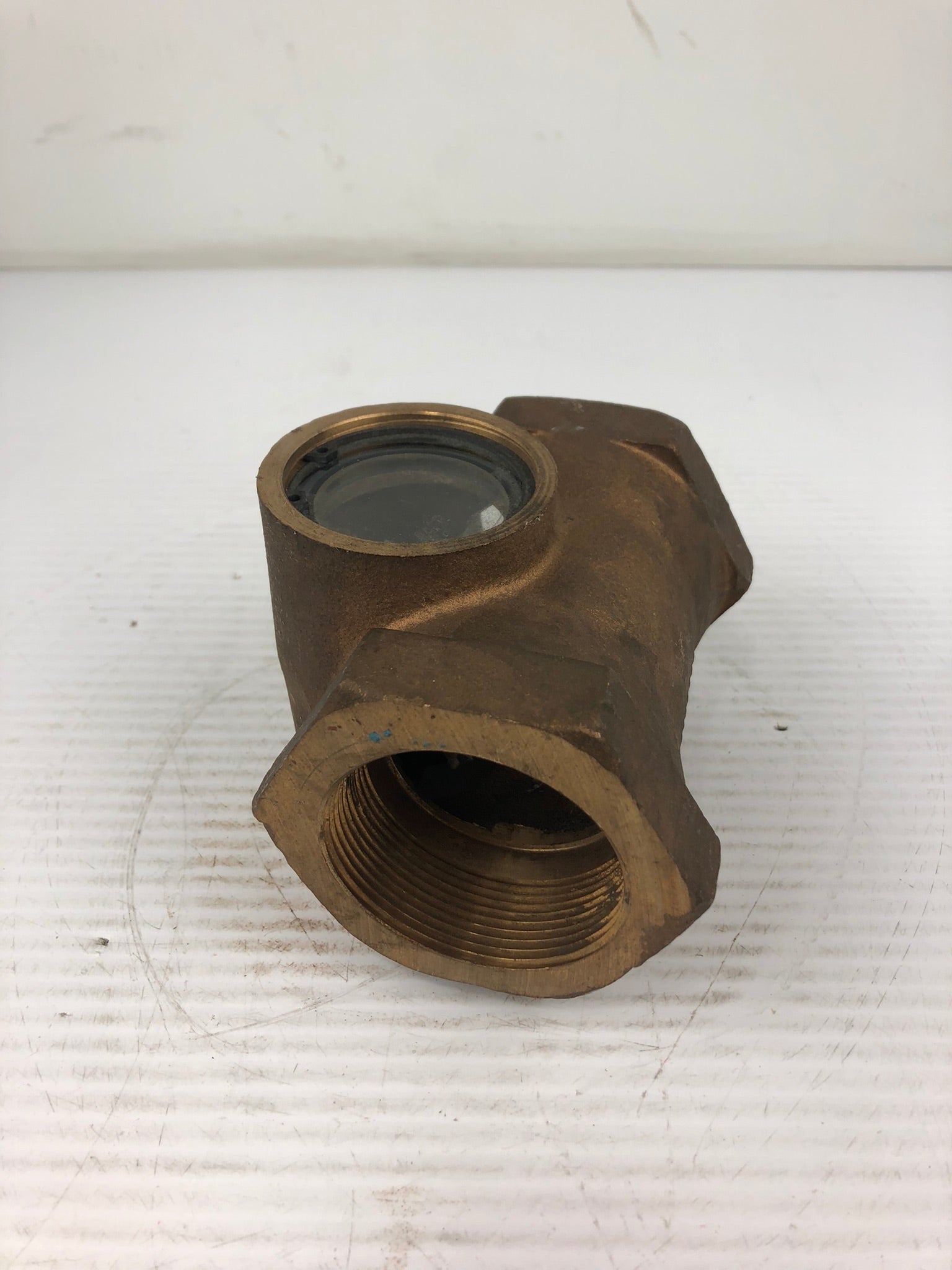 Dixon 2" Bronze Double Window Sight Flow Indicator with Propeller