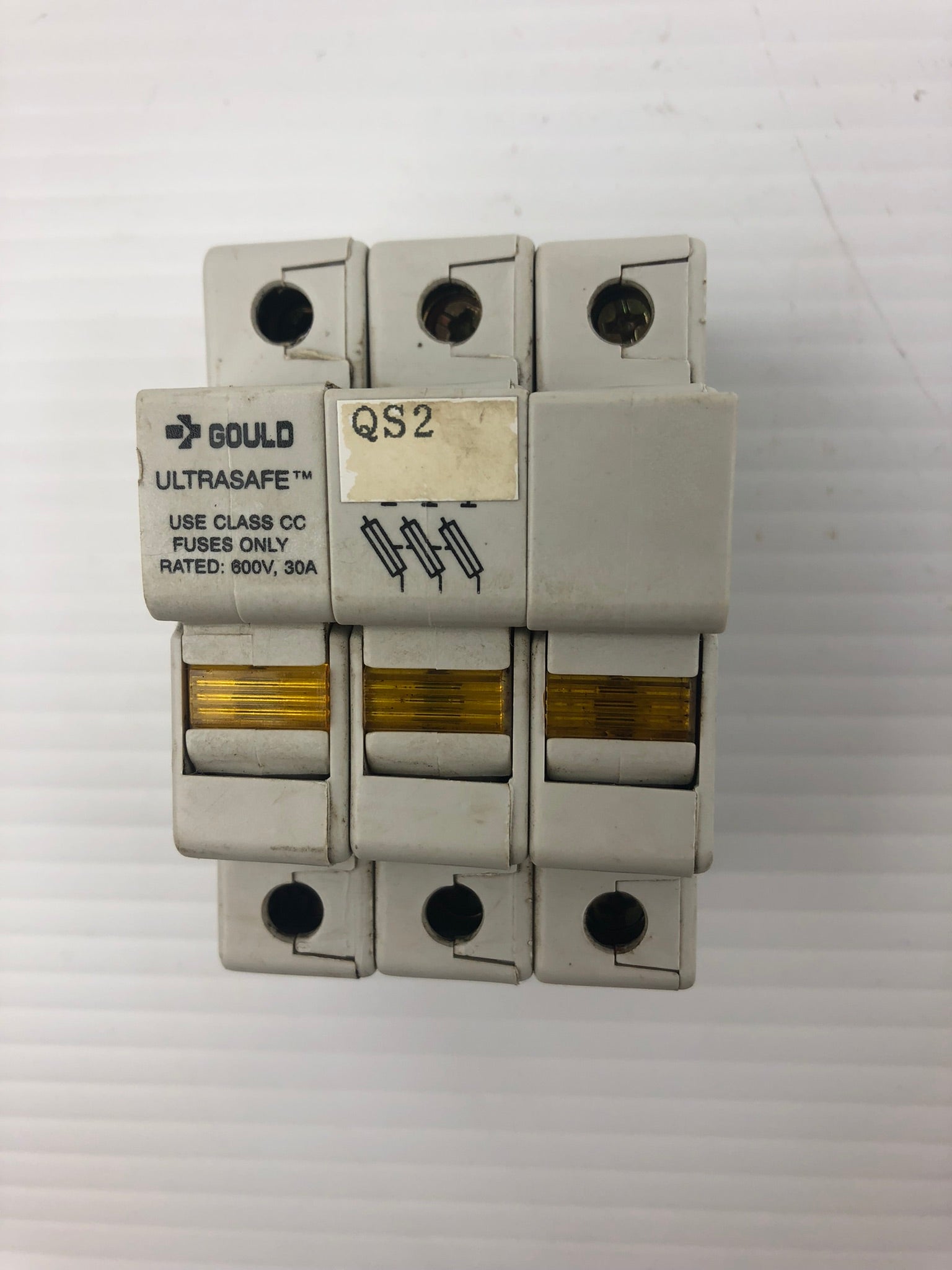Gould USCC3I Ultrasafe 3P Fuse Holder 600V 30A