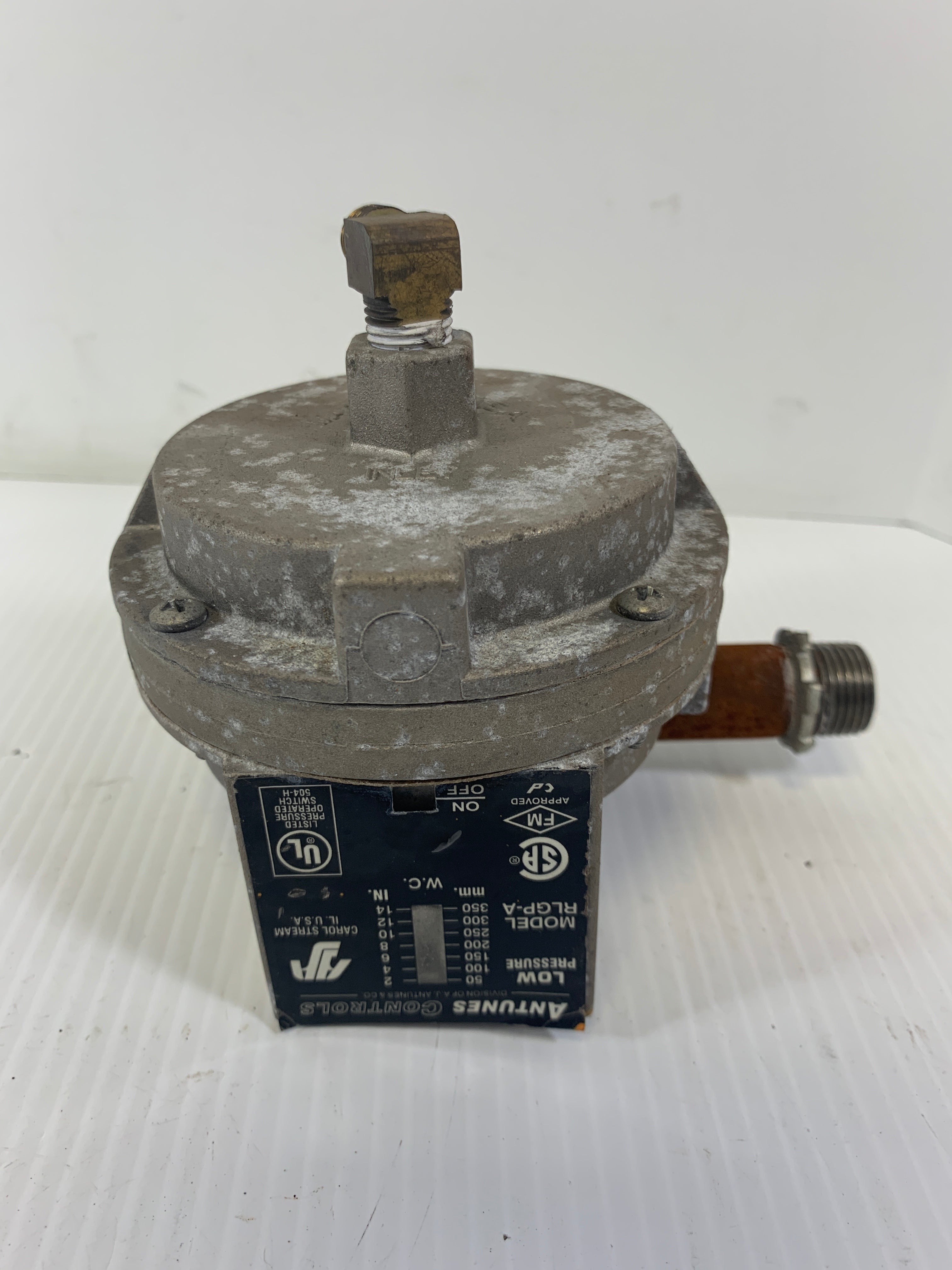 Antunes Controls Gas Pressure Switch RLGP-A 2"-14"