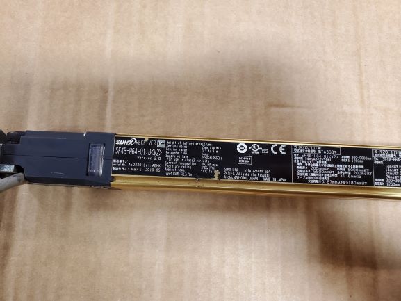 SunX SF4B-H64-01 D Light Curtain Receiver Version 2.0 2010.05 No Cable