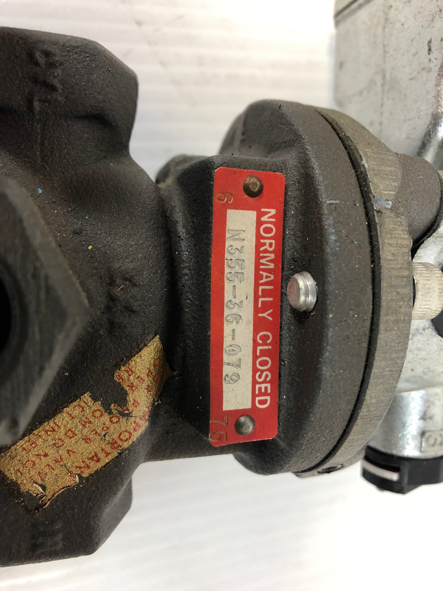 Parker Bellows K0656035 24VDC Pilot Valve N355-36-079 Junction