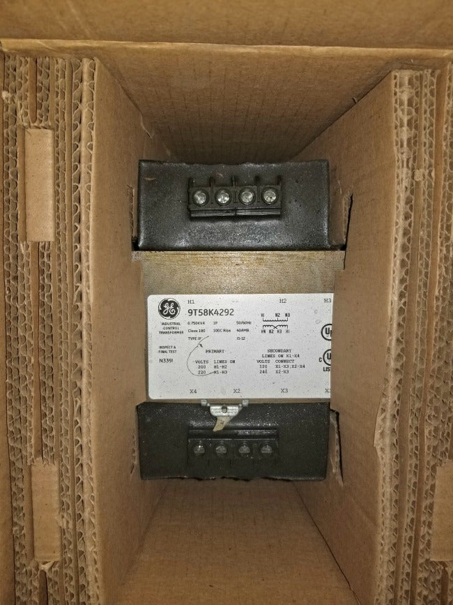 GE 9T58K4292 Industrial Control Transformer 50/60 Hz 200/220 V General Electric