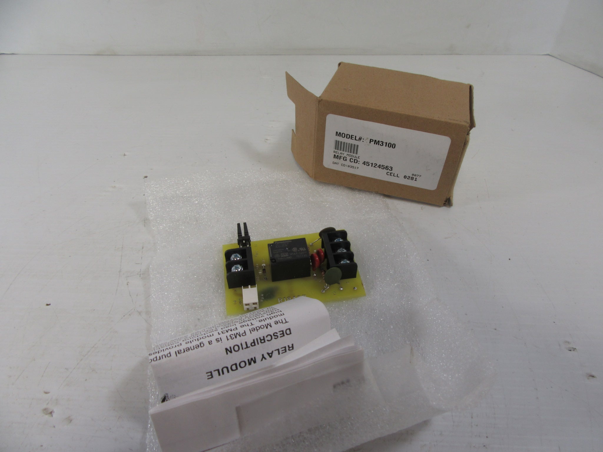 Dynapar Corp. PM31 General Purpose Relay Module R1845B