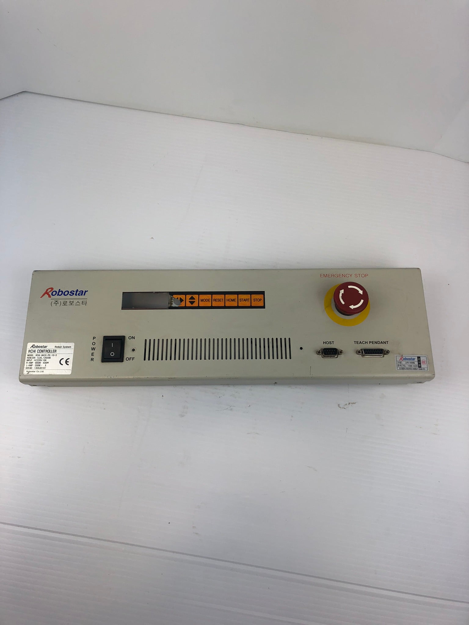 Robostar RCI4-842X-PX-10-S Controller Cover