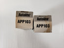 Autolite Spark Plugs APP103 (Lot of 2)