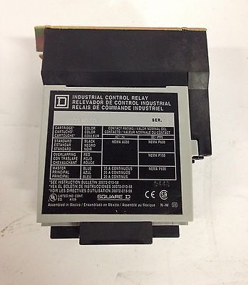 Square D AC Control Relay 8501X040 Series A