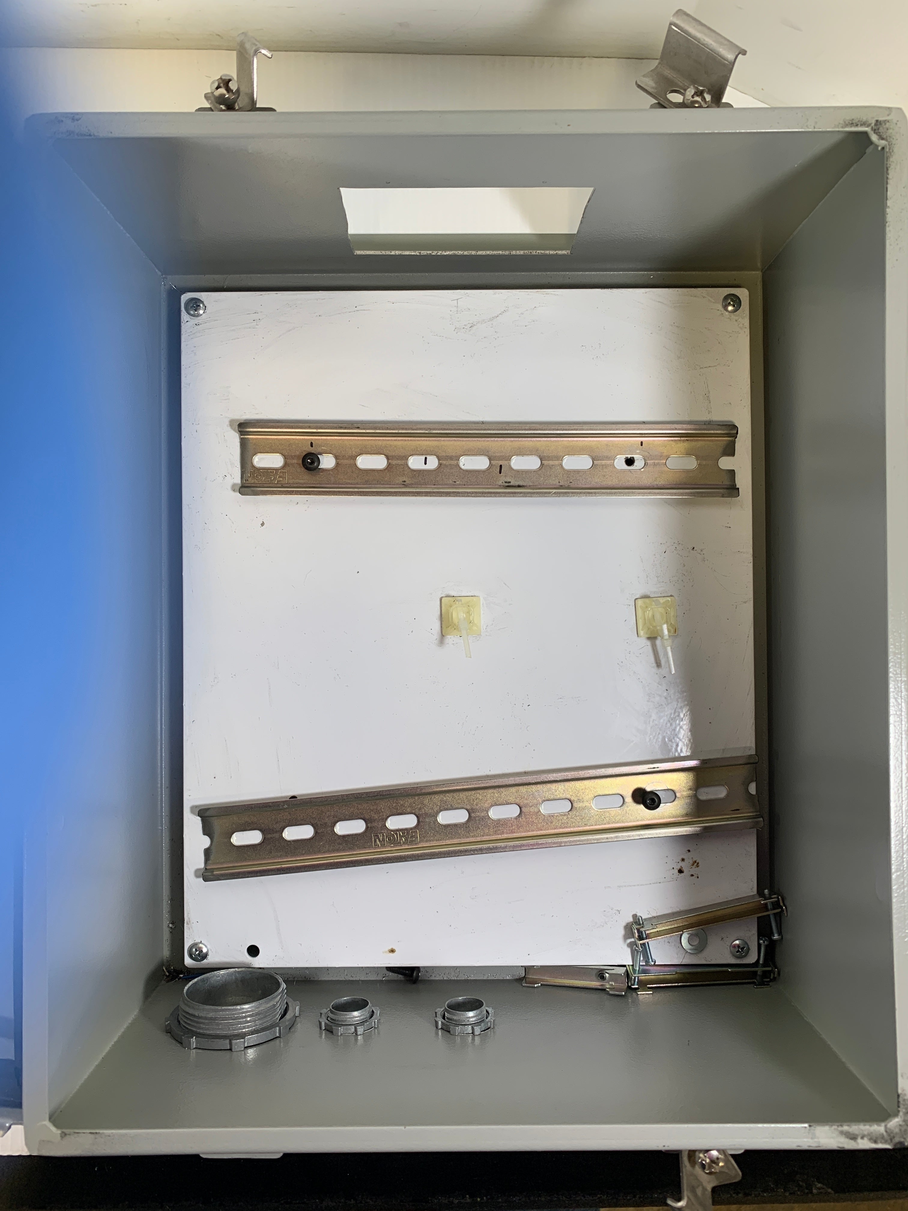 Wiegmann BN4141206CH Metal Enclosure Electrical Box Gray