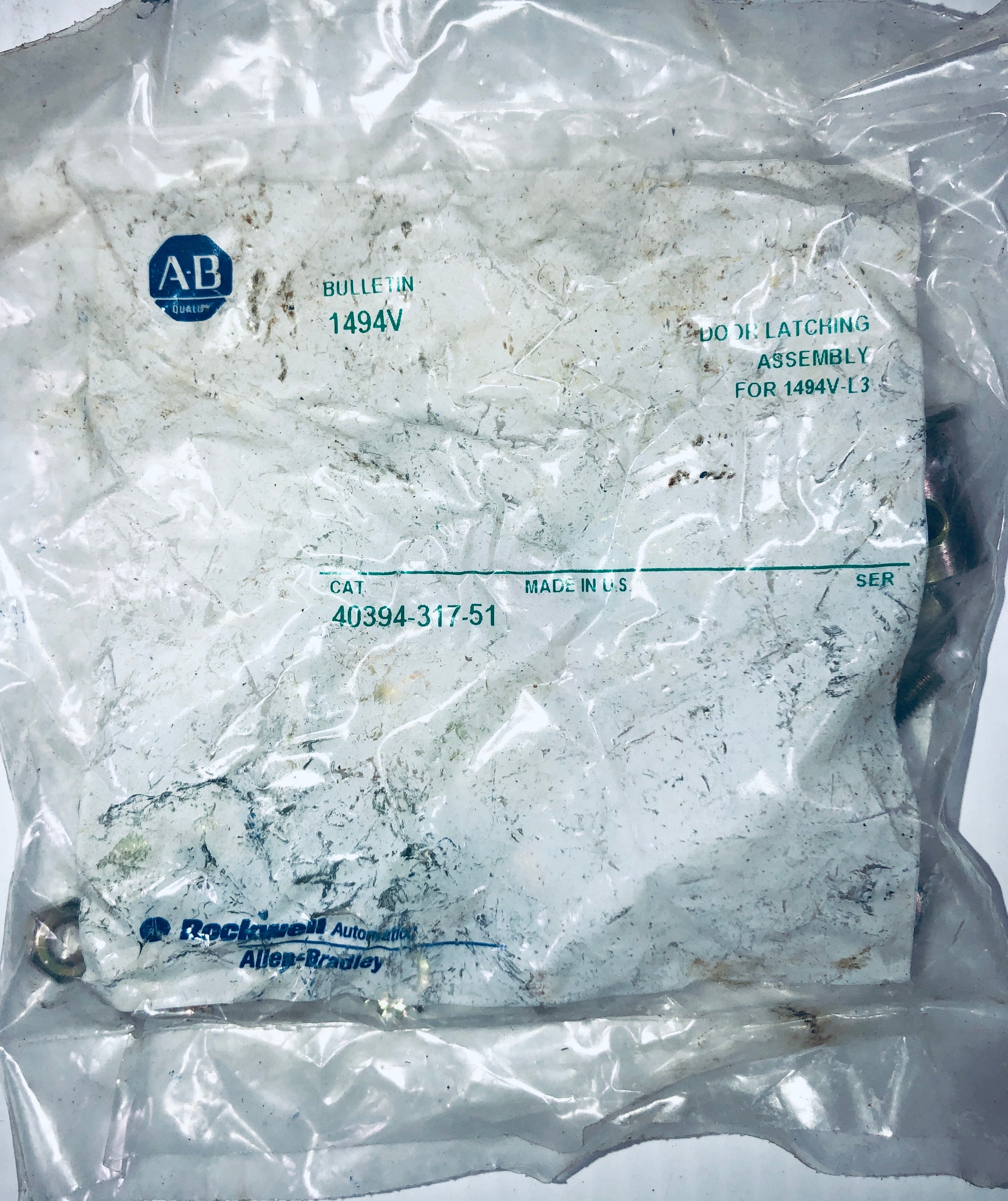 Allen-Bradley 1494V-L3 Door Latching Assembly for