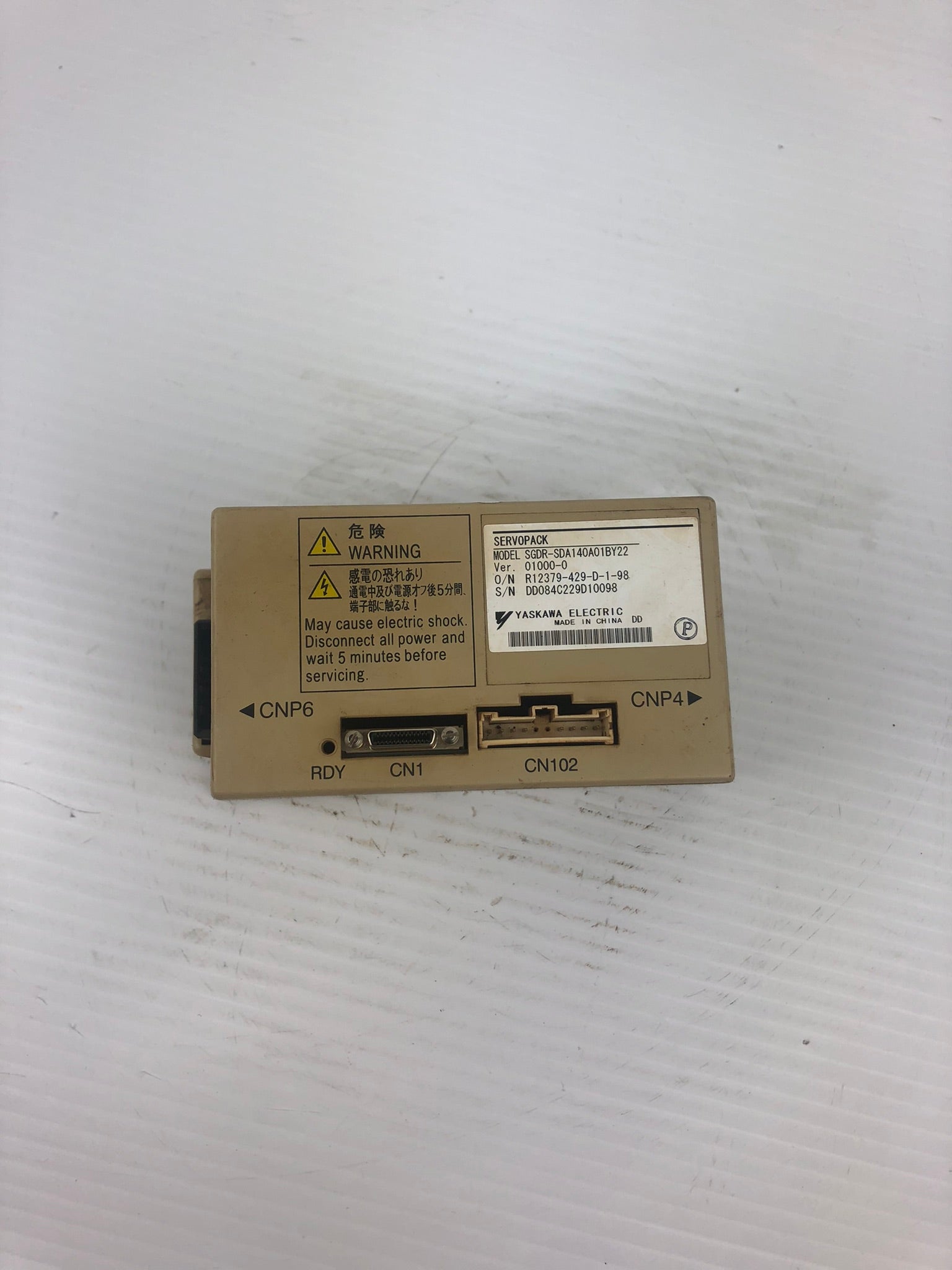 Yaskawa Electric SGDR-SDA140A01BY22 Servopack Drive