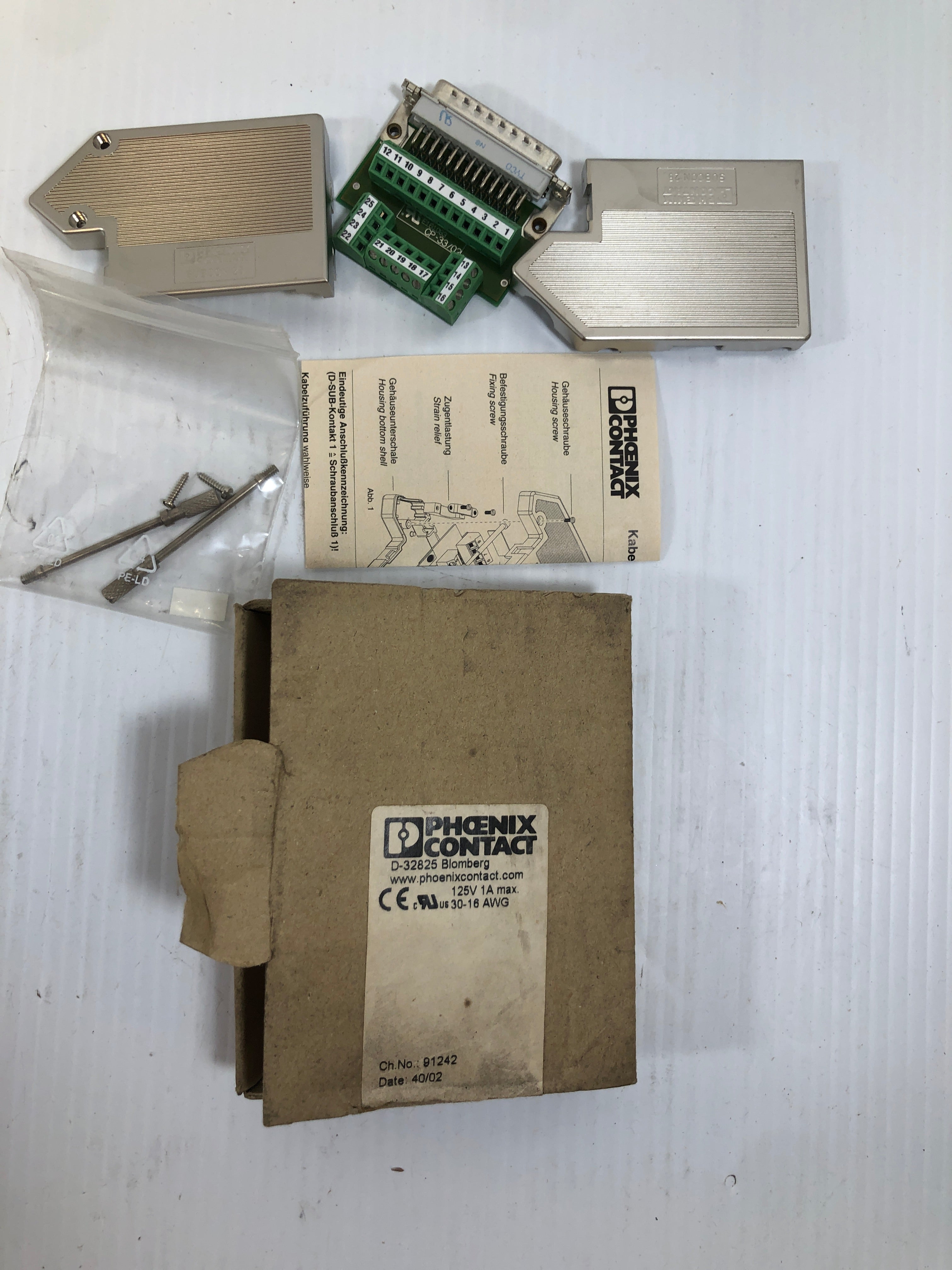 Phoenix Contact Subcon Connector 25/M-SH
