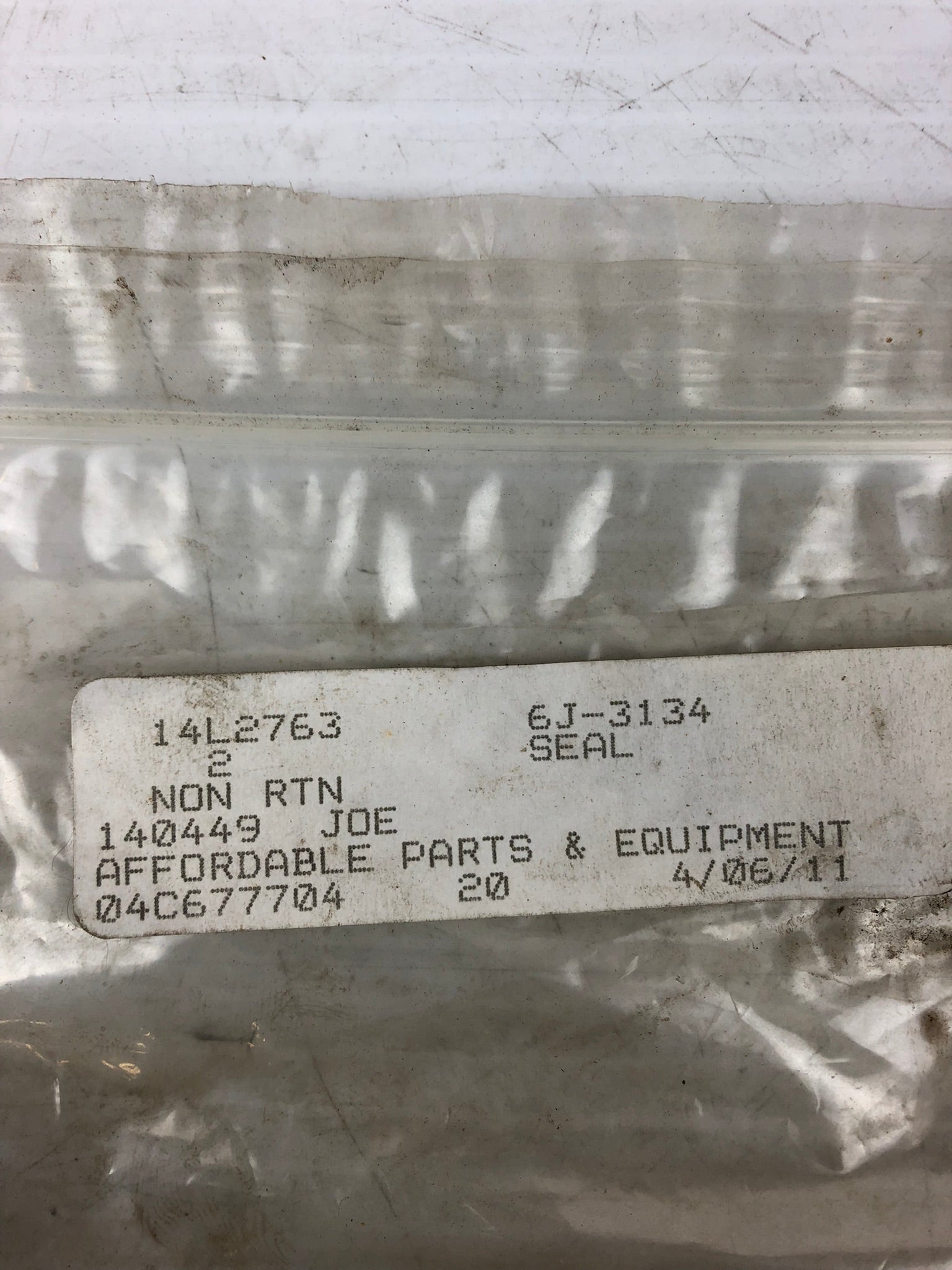 CAT 6J-3134 Seal-O-Ring Caterpillar 6J3134 (Bag of 2) 943 953 953B 953C 963 963B