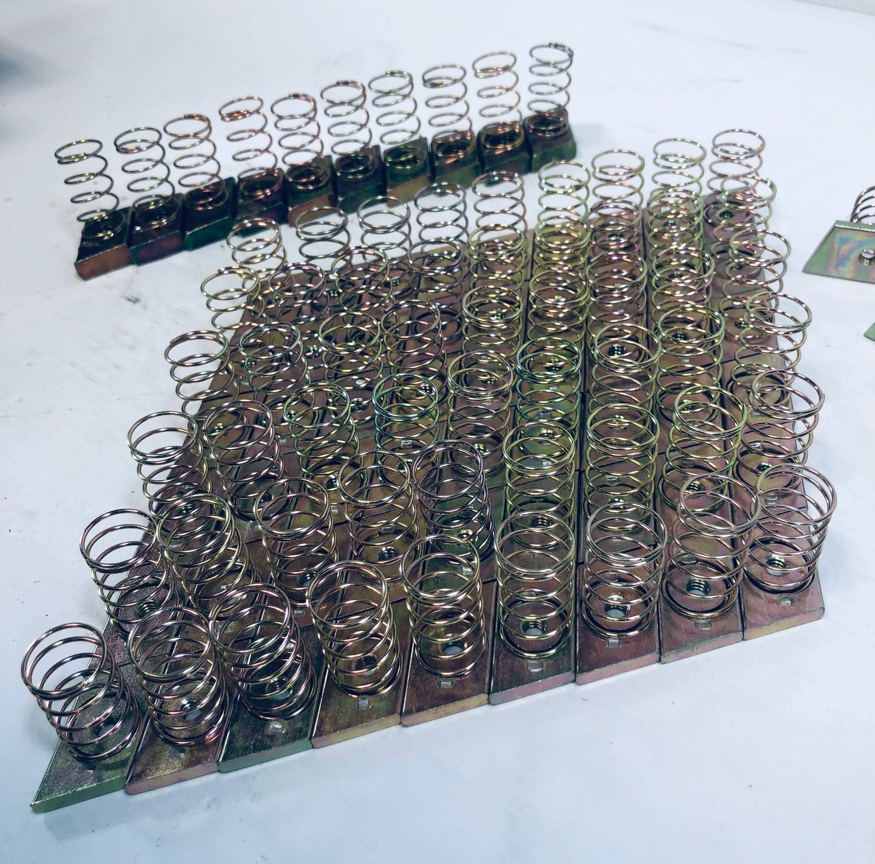 Kindorf Galv-Krom Steel Nuts Category B 911 1/4 (Lot of 73)