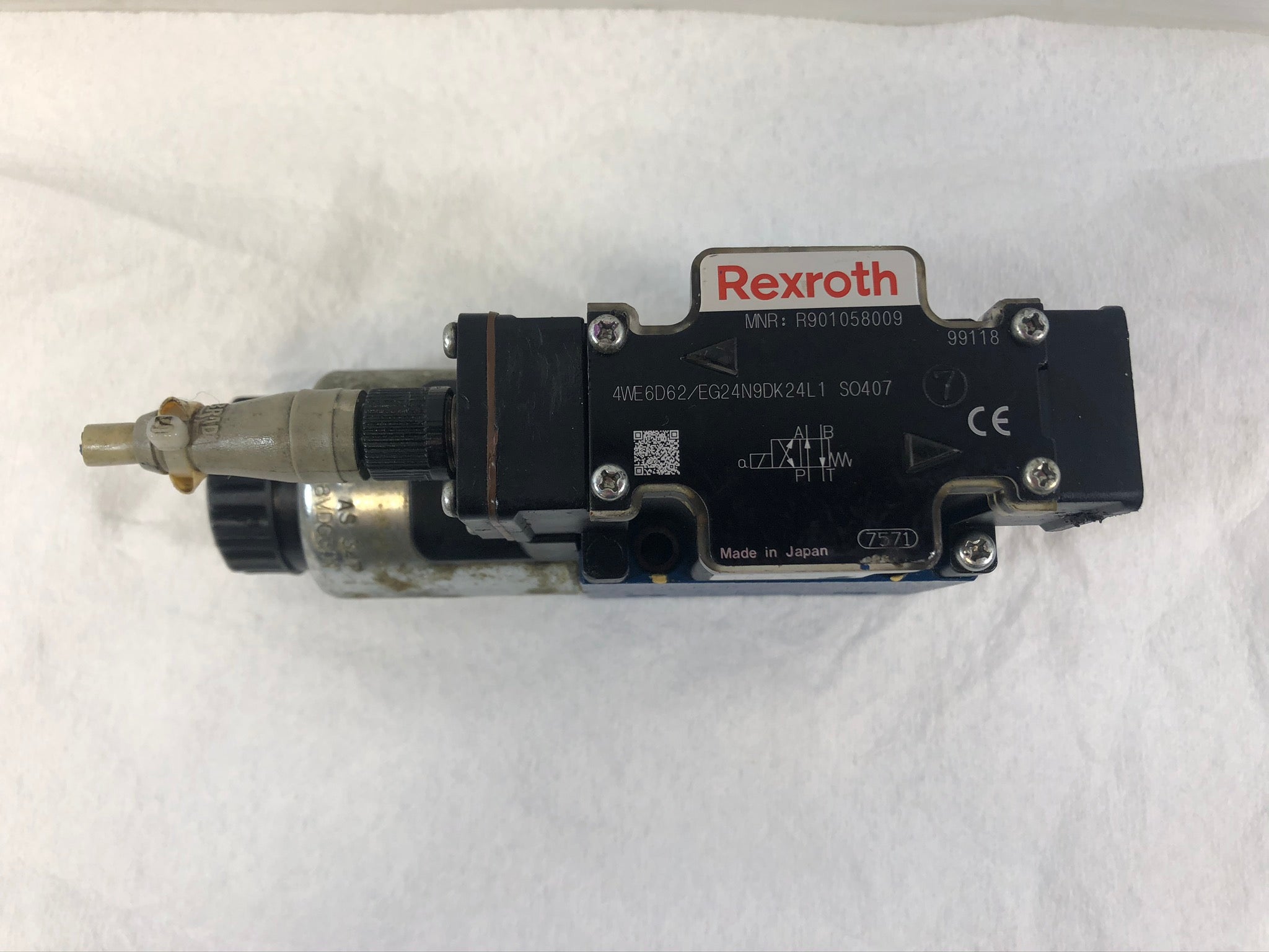 Rexroth 4WE6D62-EG24N9DK24L1 SO407 Hydraulic Solenoid Valve