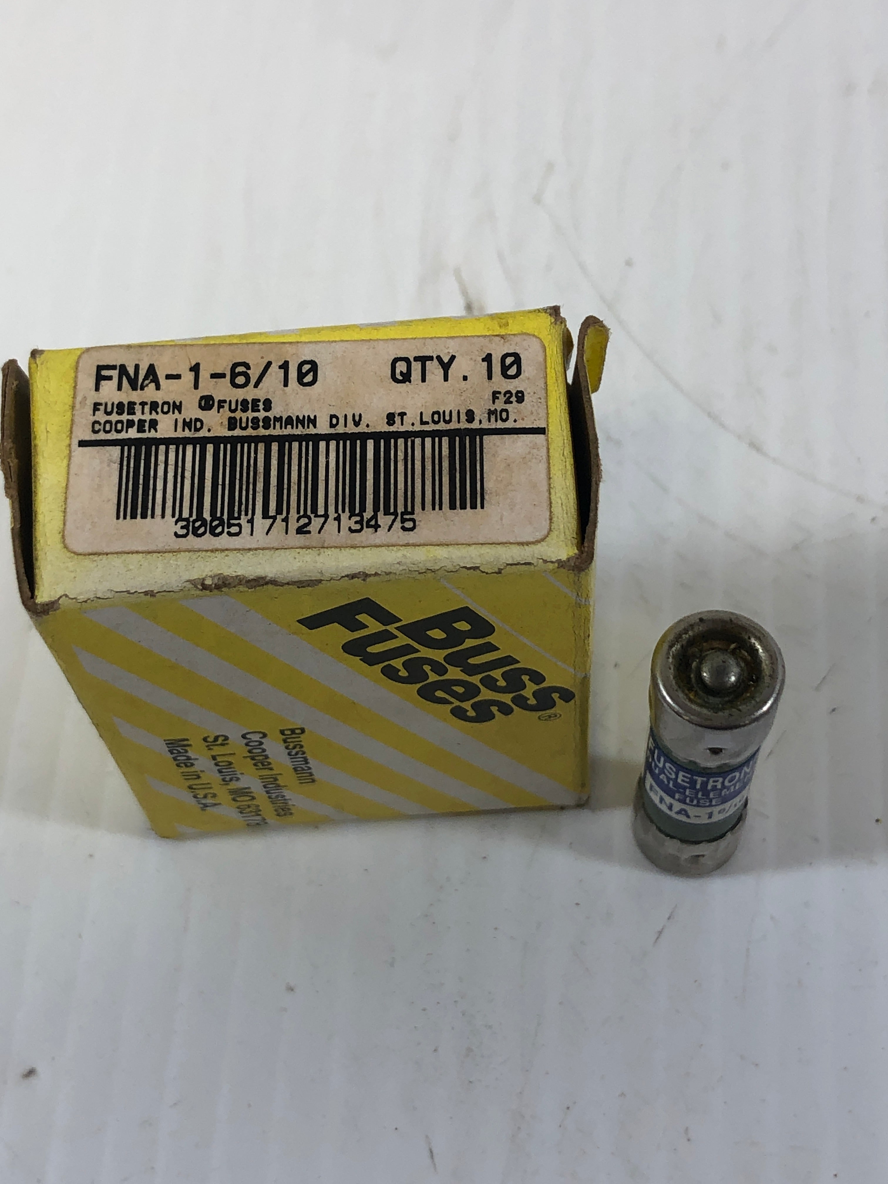 Buss FNA-1-6/10 Fuse - Box of 10