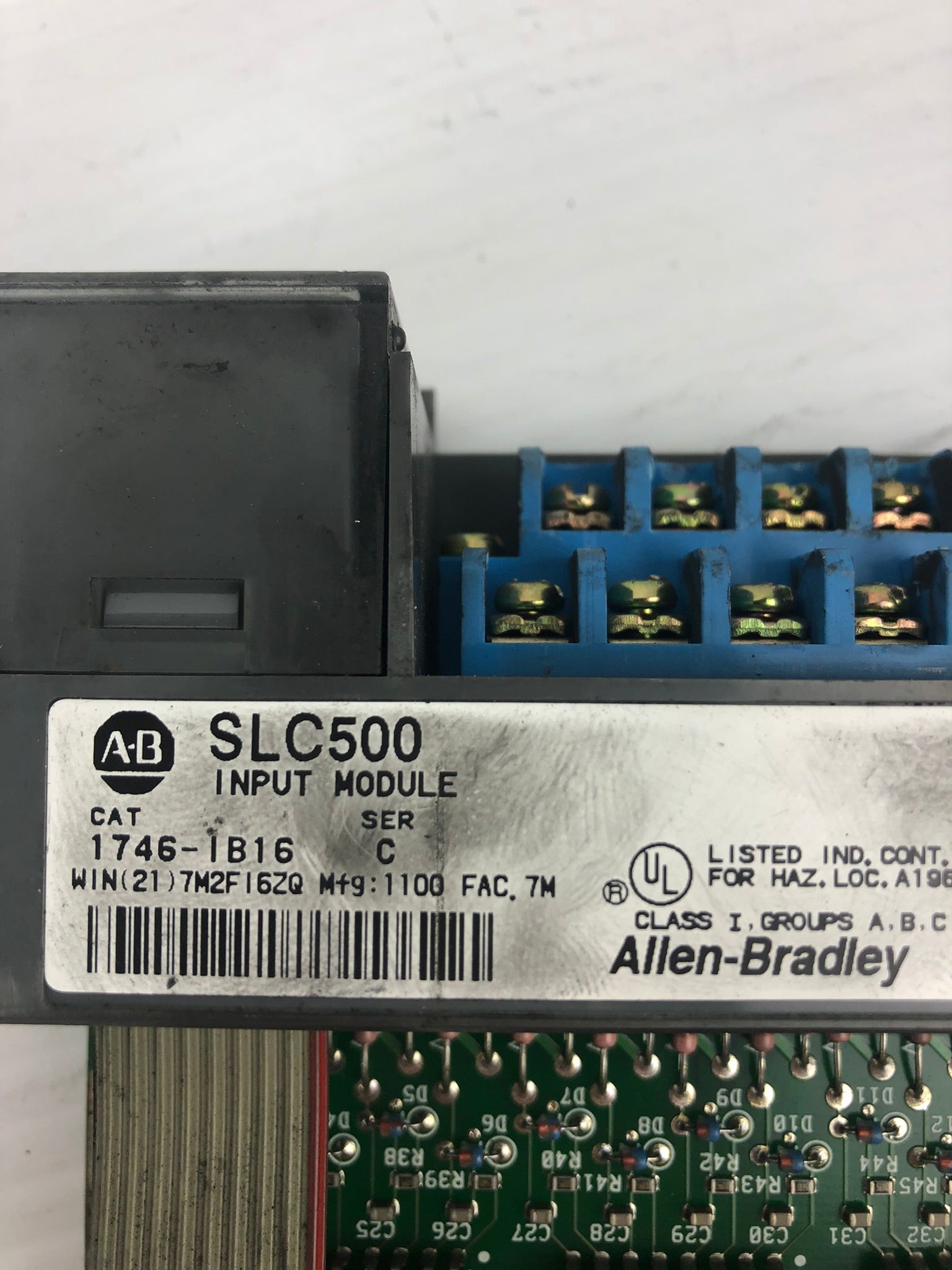 Allen-Bradley 1746-IB16 Input Module Series C SLC 500 - No Door