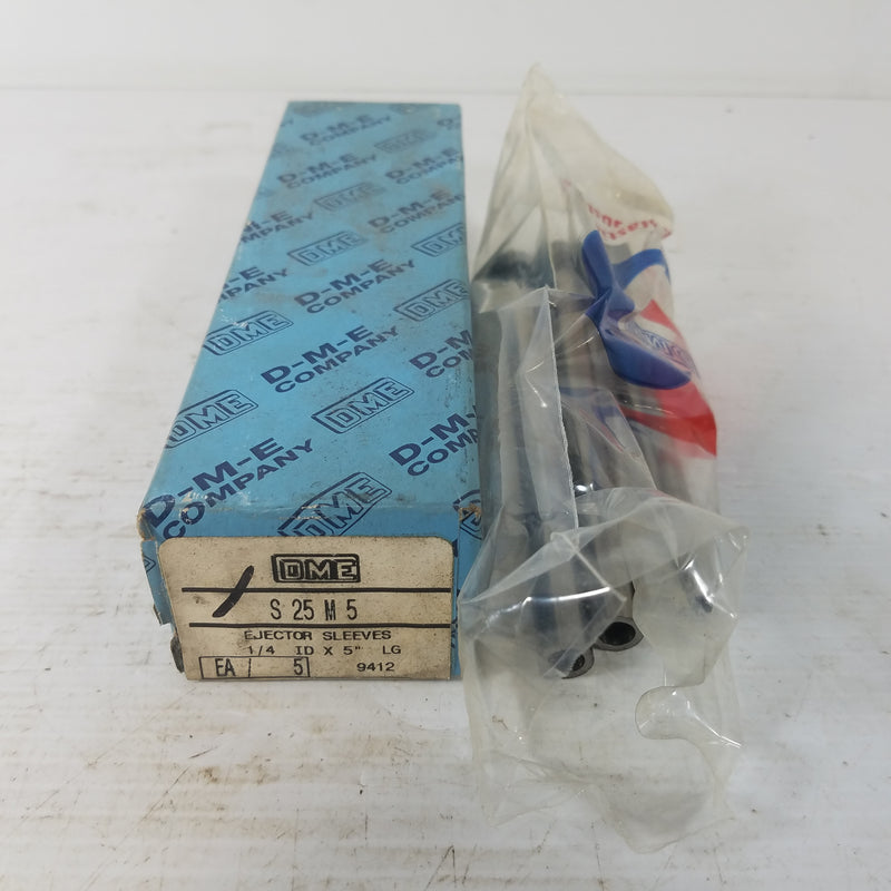 DME S-25 M-5 9412 Ejector Sleeve 5" Length (Box of 3)