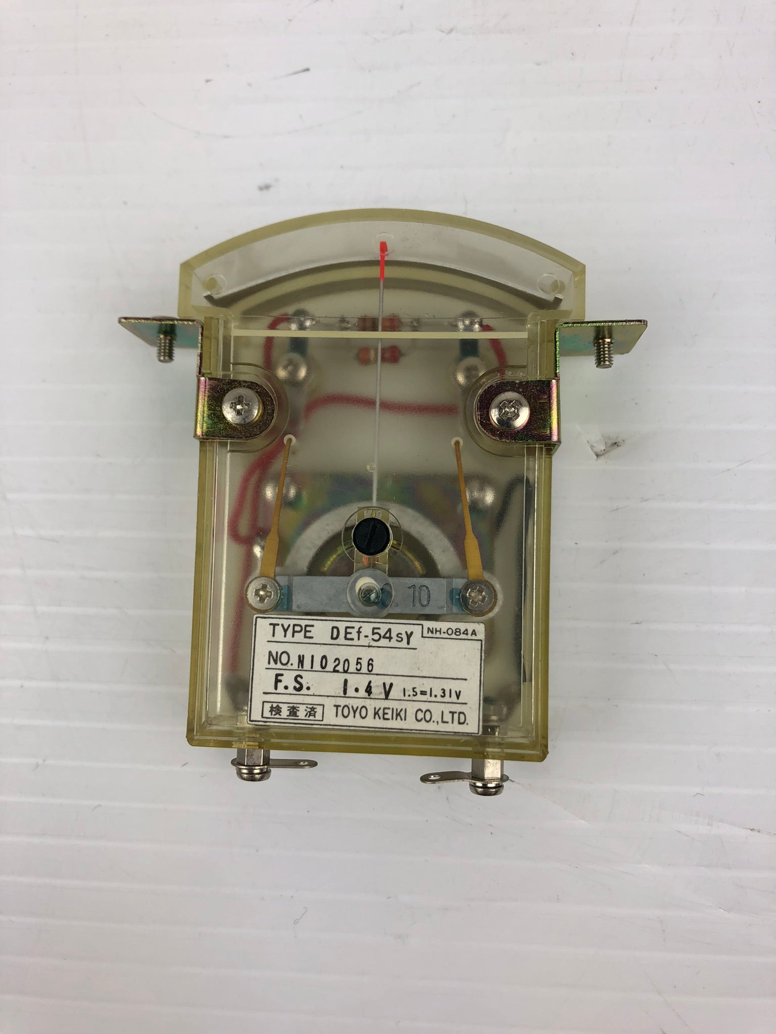 Toyo Keiki Def-54SY-NH-084A Load Meter Gauge Clear 1.5 D.S- N-1.5 O.S