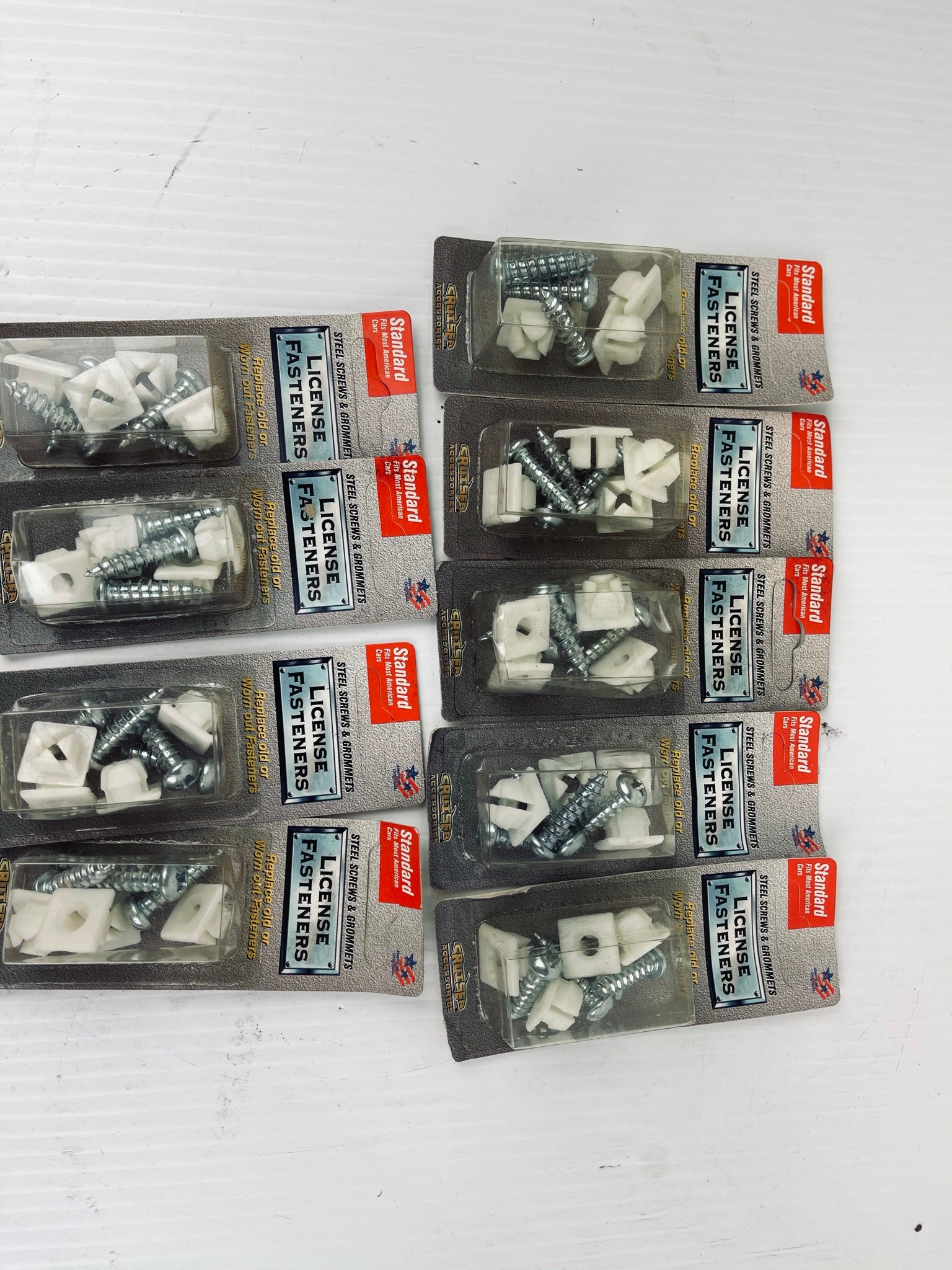 Cruiser Accessories Screws & Grommets License Fasteners Standard 1/4 Lot of 9