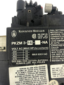 Klockner-Moeller PKZM3-16-Z-NA Motor Starter - No Turning Knob on Top