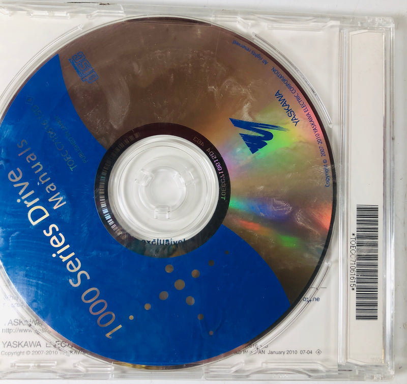 Yaskawa 1000 Series Drive Manuals Disc