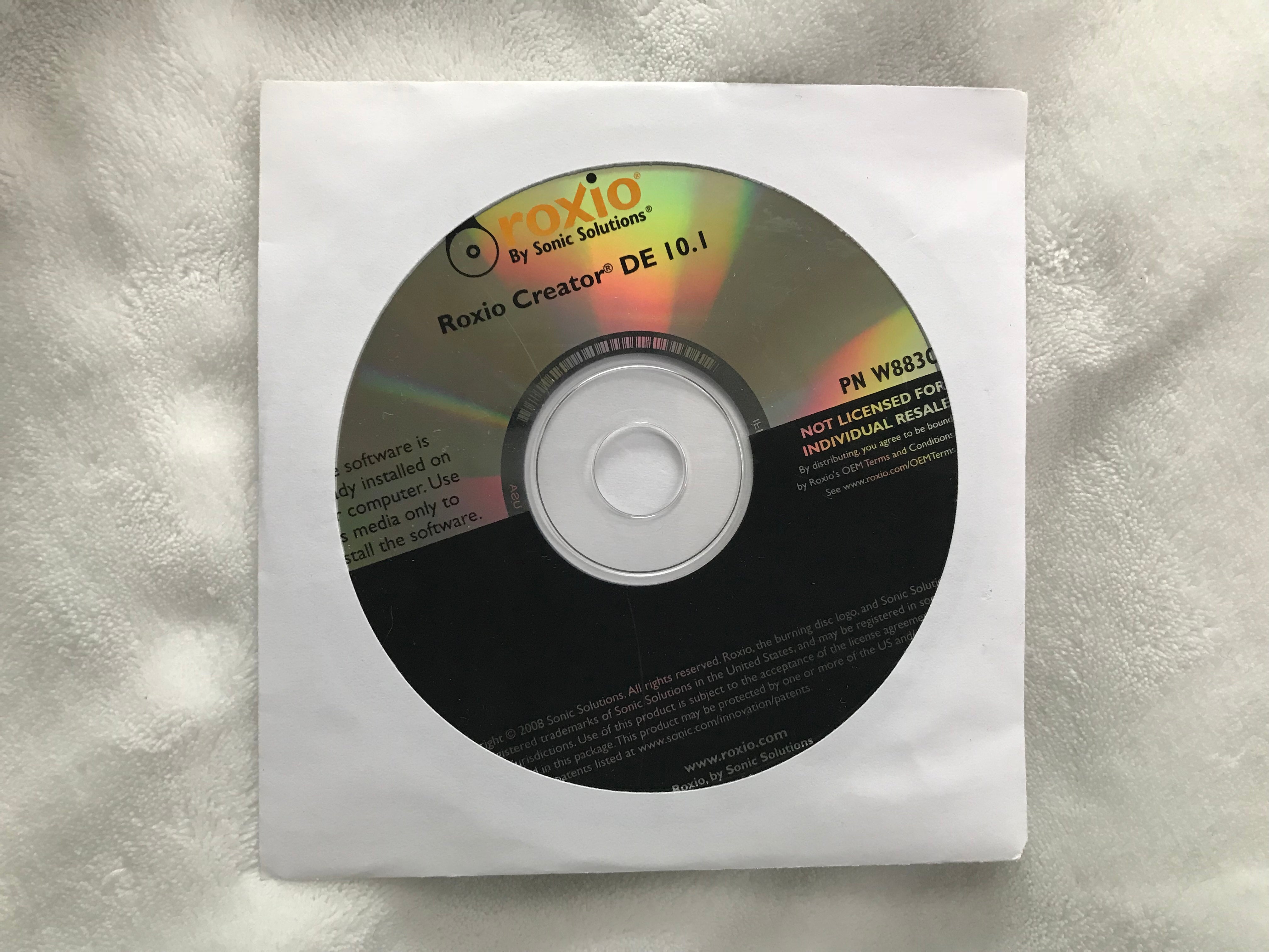 Roxio Creator DE 10.1 Disc