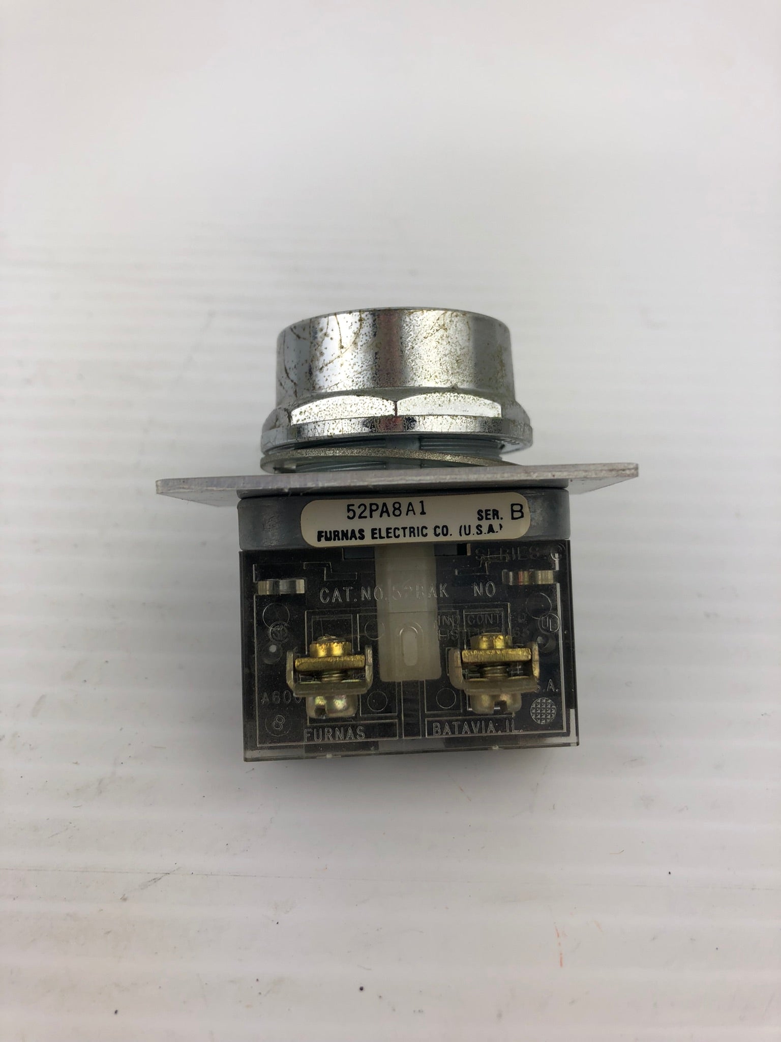 Furnas 52PA8A1 Oil Tight Control Push Button Black Series B