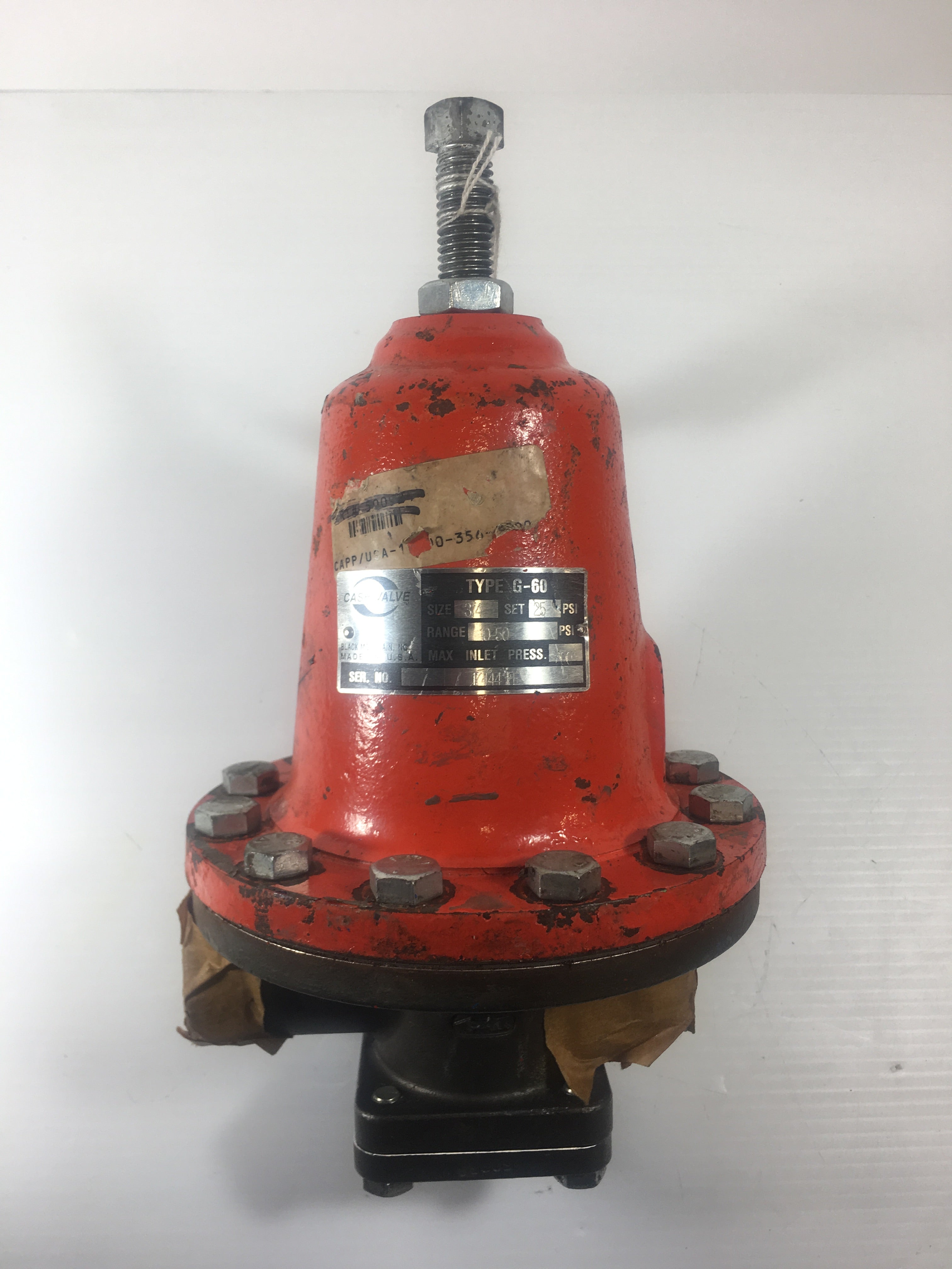 Cash Acme Pressure Regulator Valve G-60 25 PSI