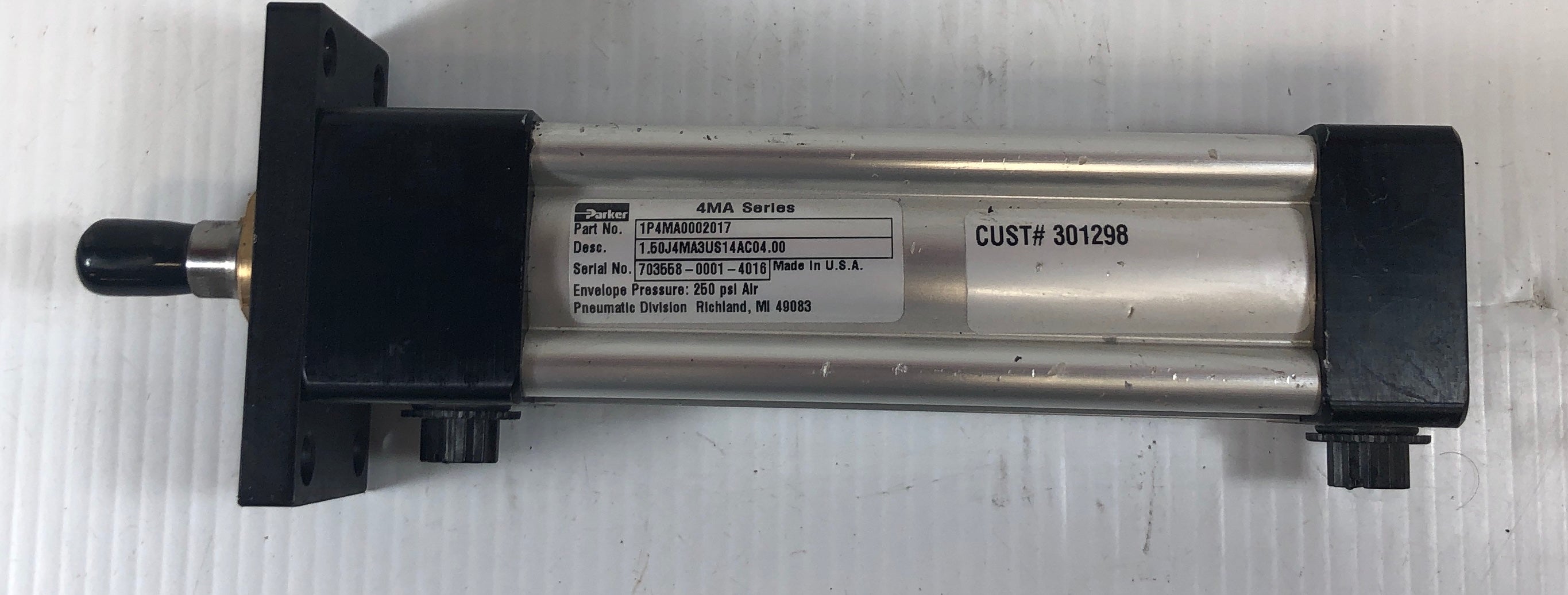 Fleetwood Goldco Wyard 300966 Pneumatic Air Cylinder 250 PSI