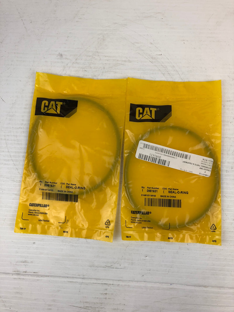 CAT 0951631 Seal O Ring Caterpillar - Lot of 2