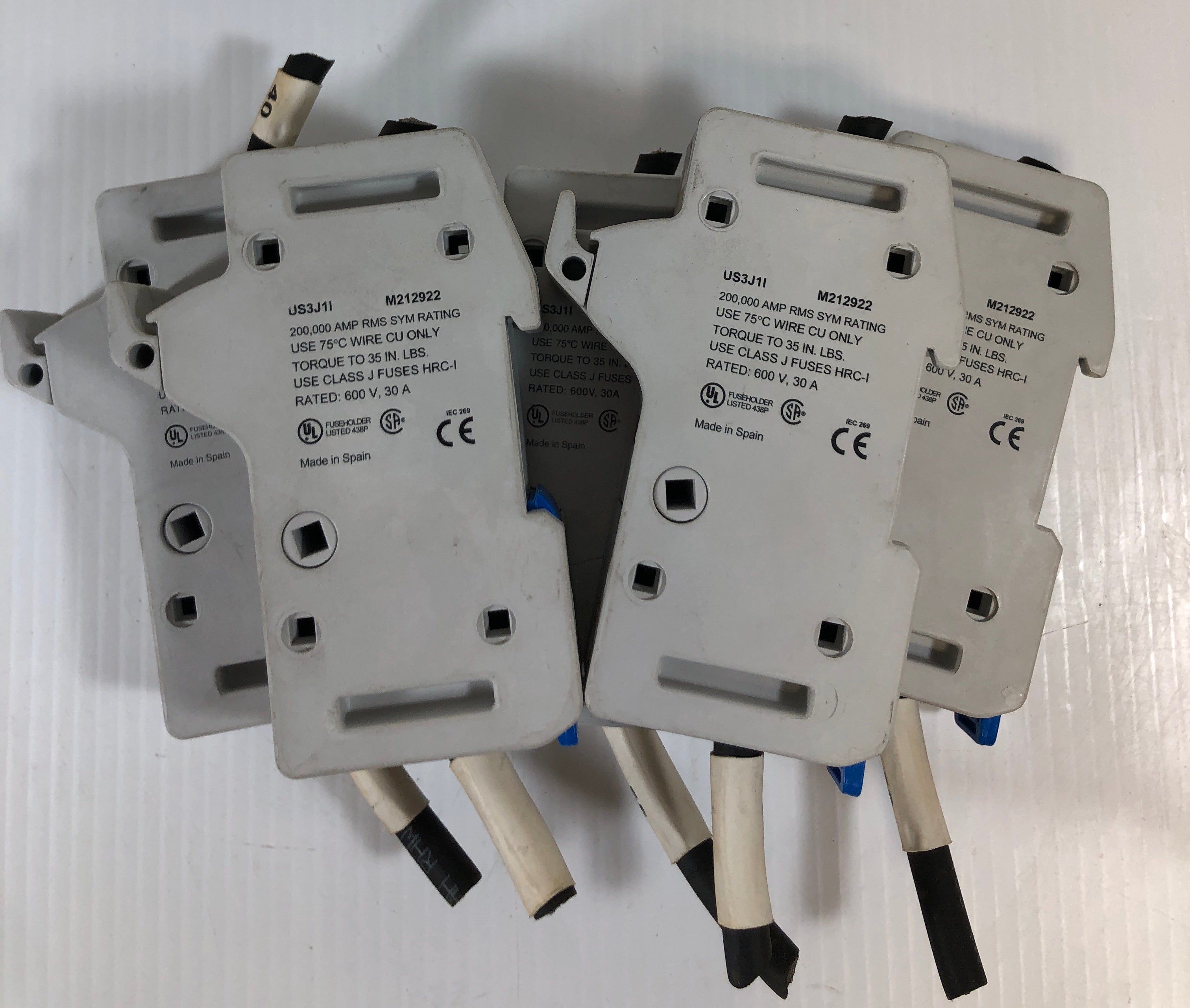 Ferraz Shawmut M212922 Ultrasafe Fuse Holder - Lot of 5