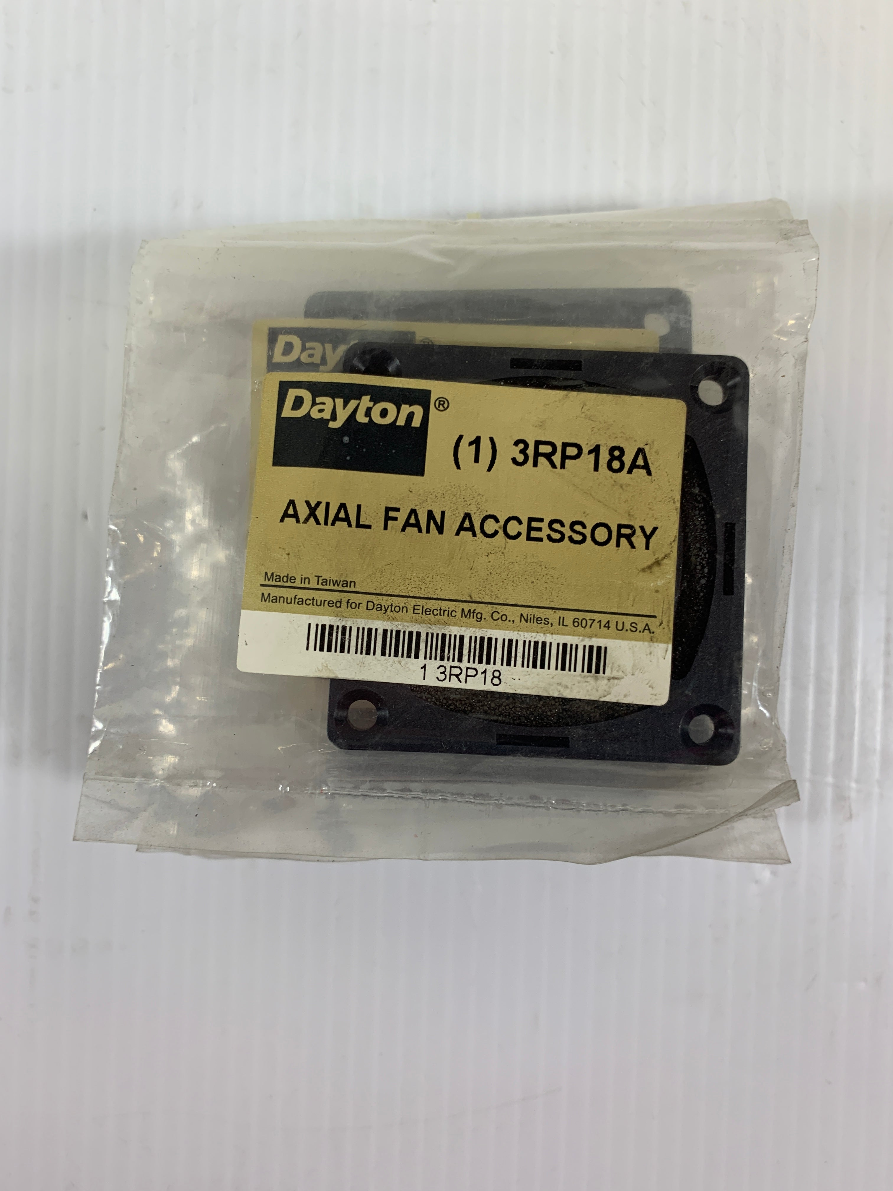 Dayton 3RP18A Square Axial Fan Accessory Plate - Lot of 8