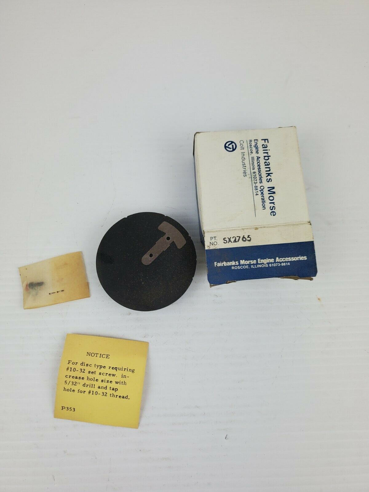 Fairbanks Morse SX2765 J2B6 Magneto Distributor Rotor