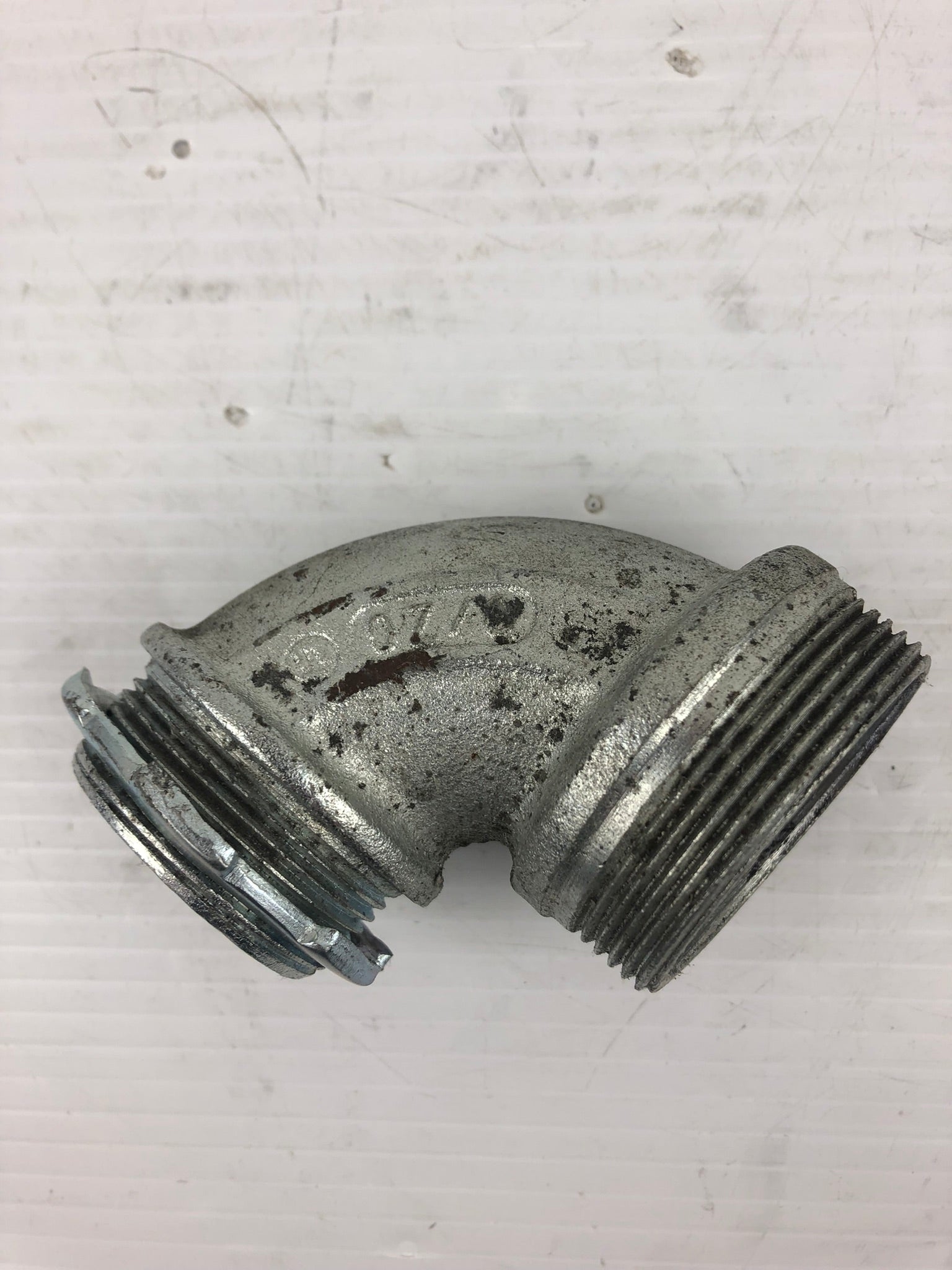 O-Z Gedney Co. Conduit Adapter Fitting 4Q-9150-1-1/2 90 Degree Iron Elbow No Cap