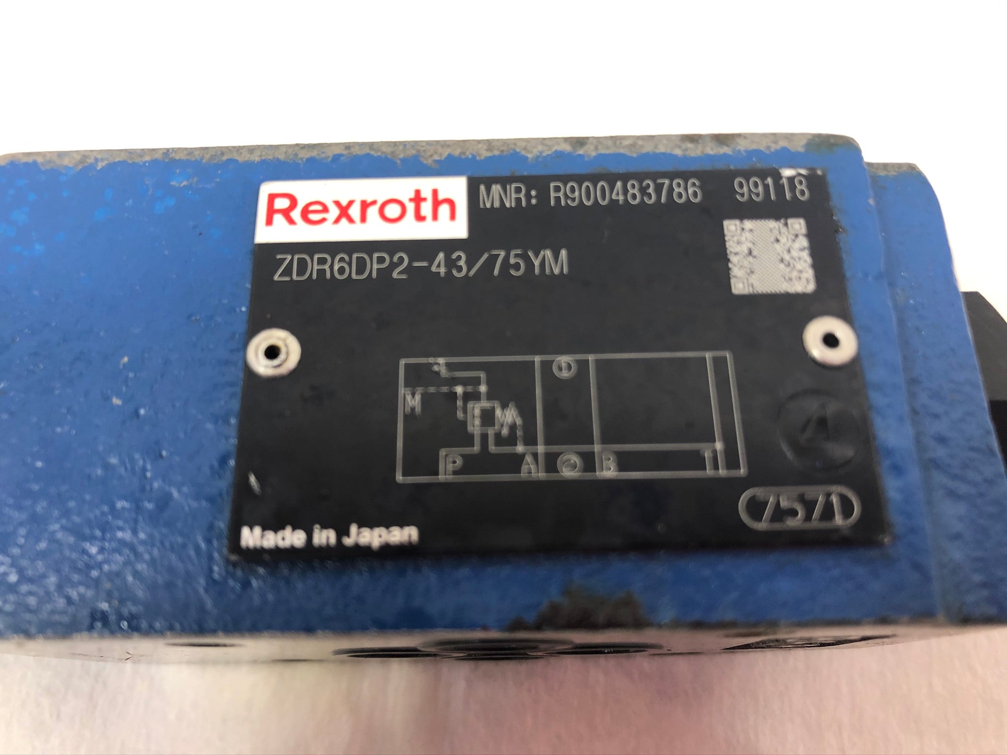 Rexroth ZDR6DP2-43/75YM Hydraulic Valve