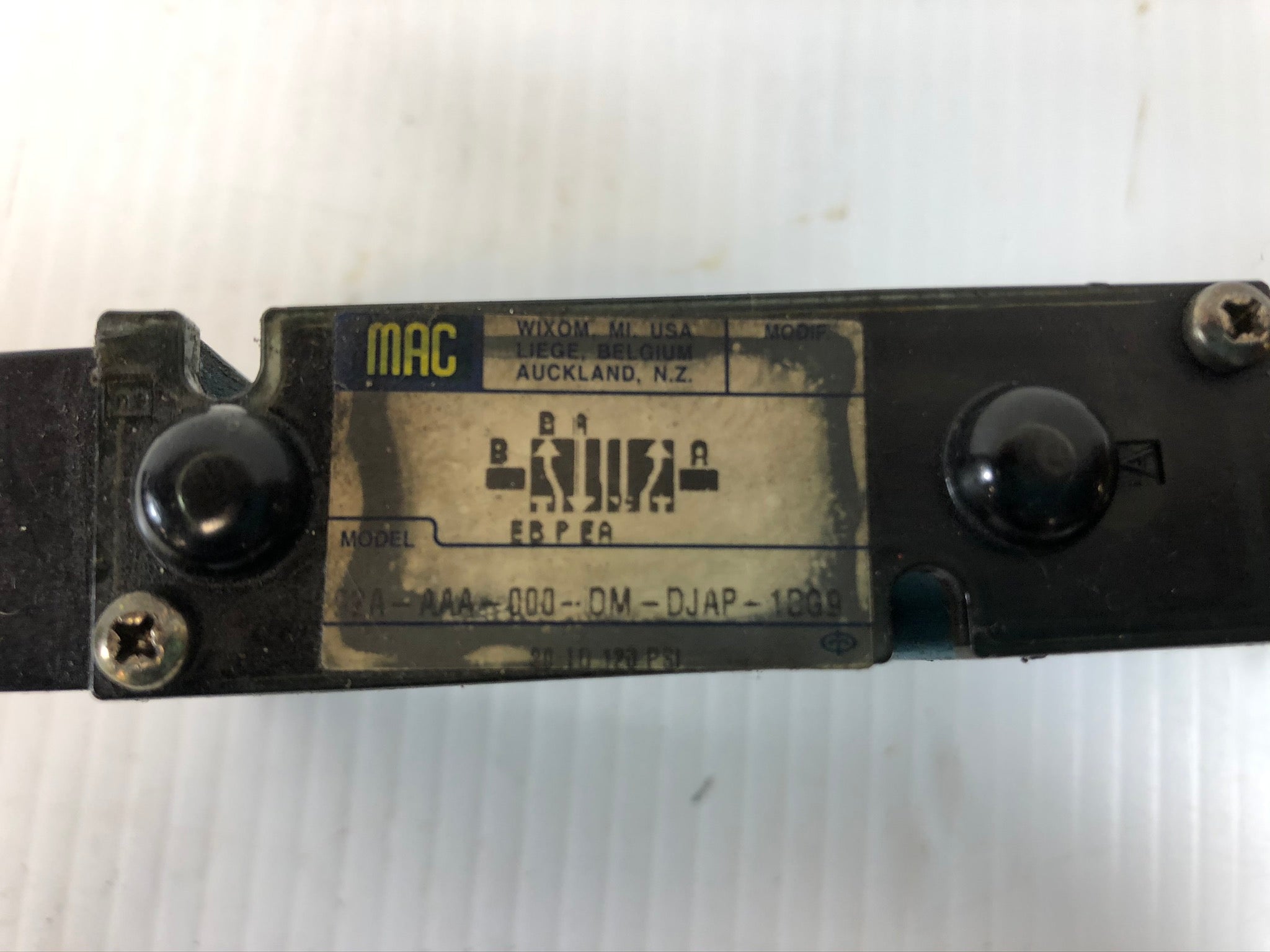 MAC 92A-AAA-000-DM-DJAP-1DG9 Valve